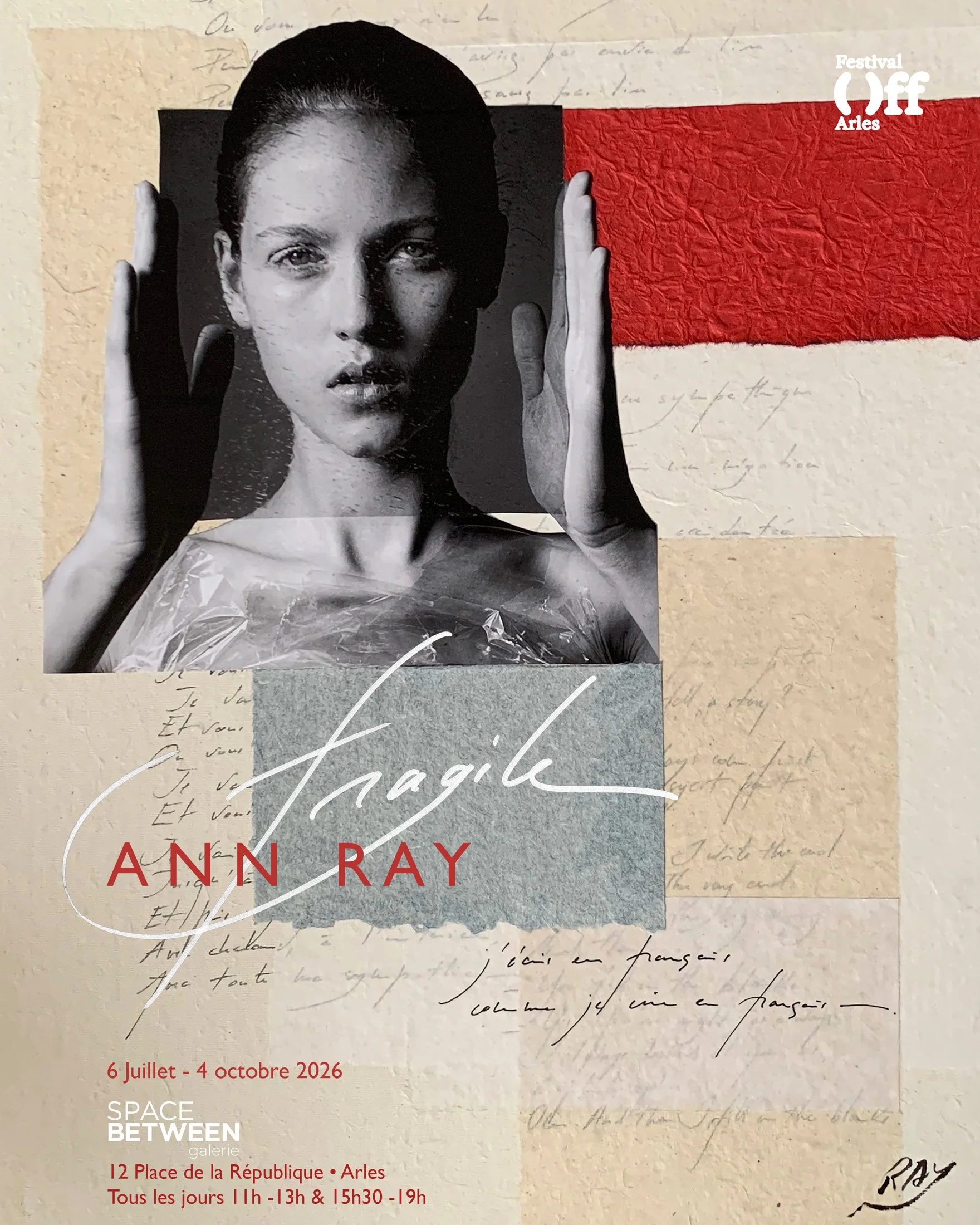 Composition on canvas - Mixed media : poem, handwriting, japanese papers, inks, photography, silver print. 2019