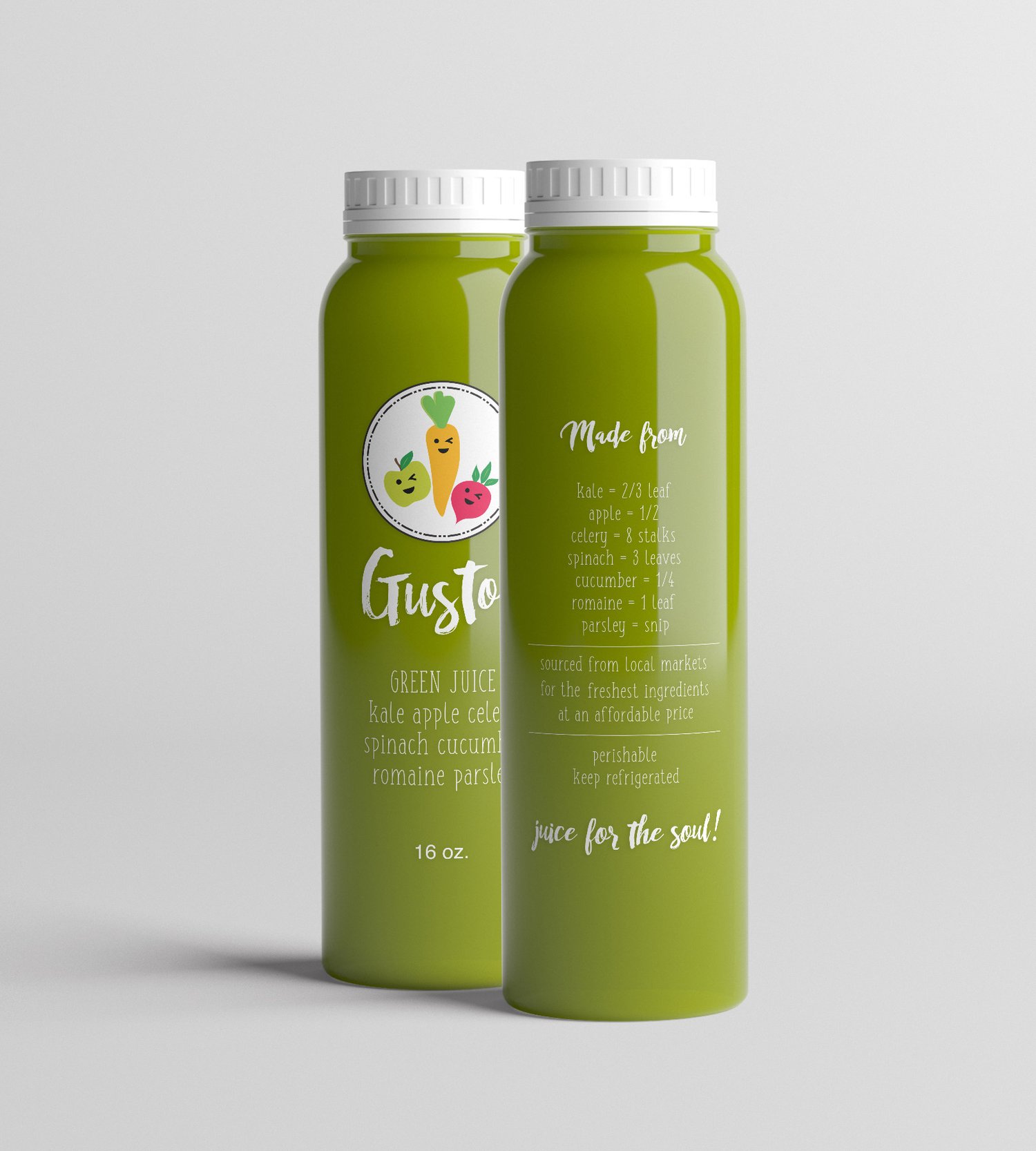 Download Free Gusto Pressed Juicery Jillvill Design PSD Mockup Template