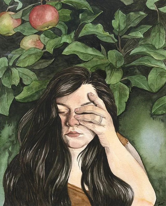 A Self Portrait - 8x10 watercolor
.
.
.
.
.
.
#watercolorportrait #watercolor #watercolorpainting #selfportrait #appletree #oregonartist #washingtonartist #watercolorartist #portraitpainting #portrait