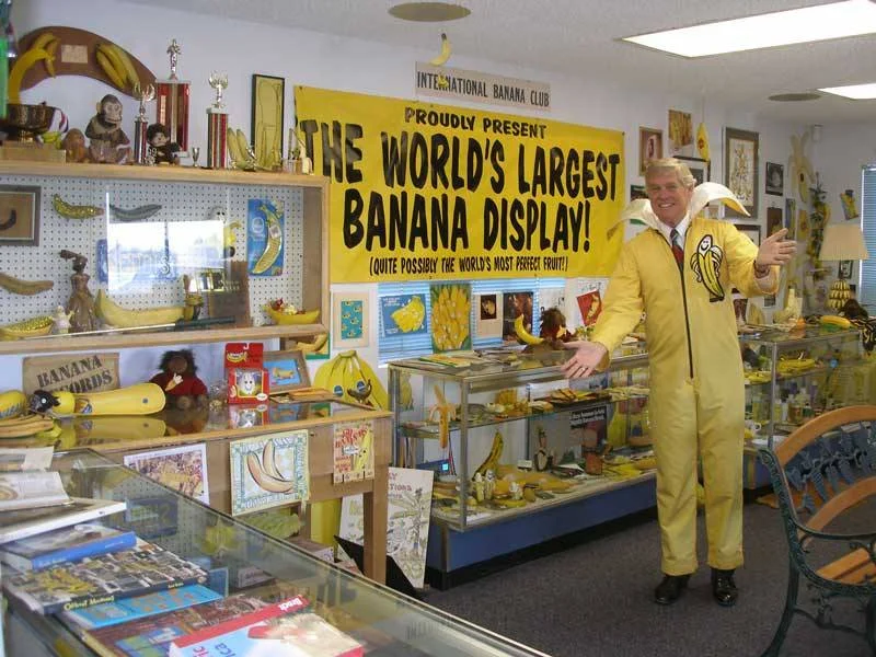 The International Banana Club and Museum is in jeopardy. NPR is on the case .
This is totally not an April Fools Joke.
Save the bananas.