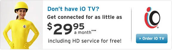 My friend just sent me this picture from the Cablevision website. Mega-cringer.
OK, so, I’m flattered to be promoting such a super duper deal. But Cablevision, wtf? Are you allowed to do that? I filmed that spot suit for you in ‘08 and that contract was for one year, not two! Wassup?