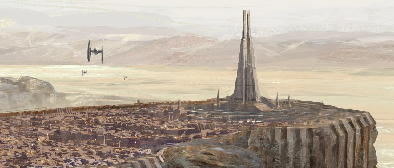 Temple of Kyber (ie 'Temple of The Whills') As seen in Rouge One: A Star Wars Story