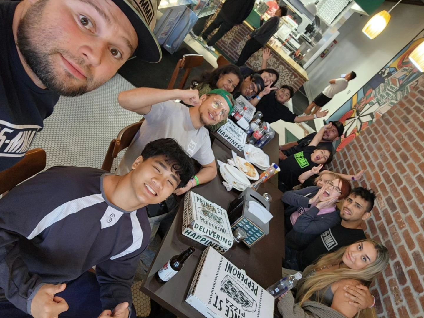 We came, we conquered, and we got pizza 🍕 A Saturday well spent 💙 Thank you to everyone who came and watched our boys put on a show, can't wait for the next one! #gymfamily #805mma