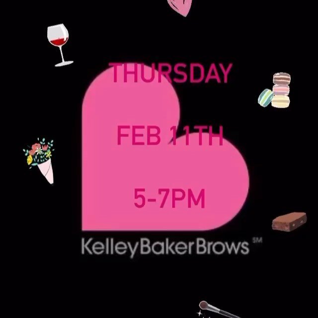 #Repost @citygirllashes with @make_repost
・・・
❤️You are invited! To our Kelley Baker Brows product Launch!  Thursday Feb 11th  5-7pm &bull;Giveaways💄 &bull;Product demos &bull;Goodies 🍓from @halo.cupcake &bull;💐Flowers from Cherry Blossom Florist 