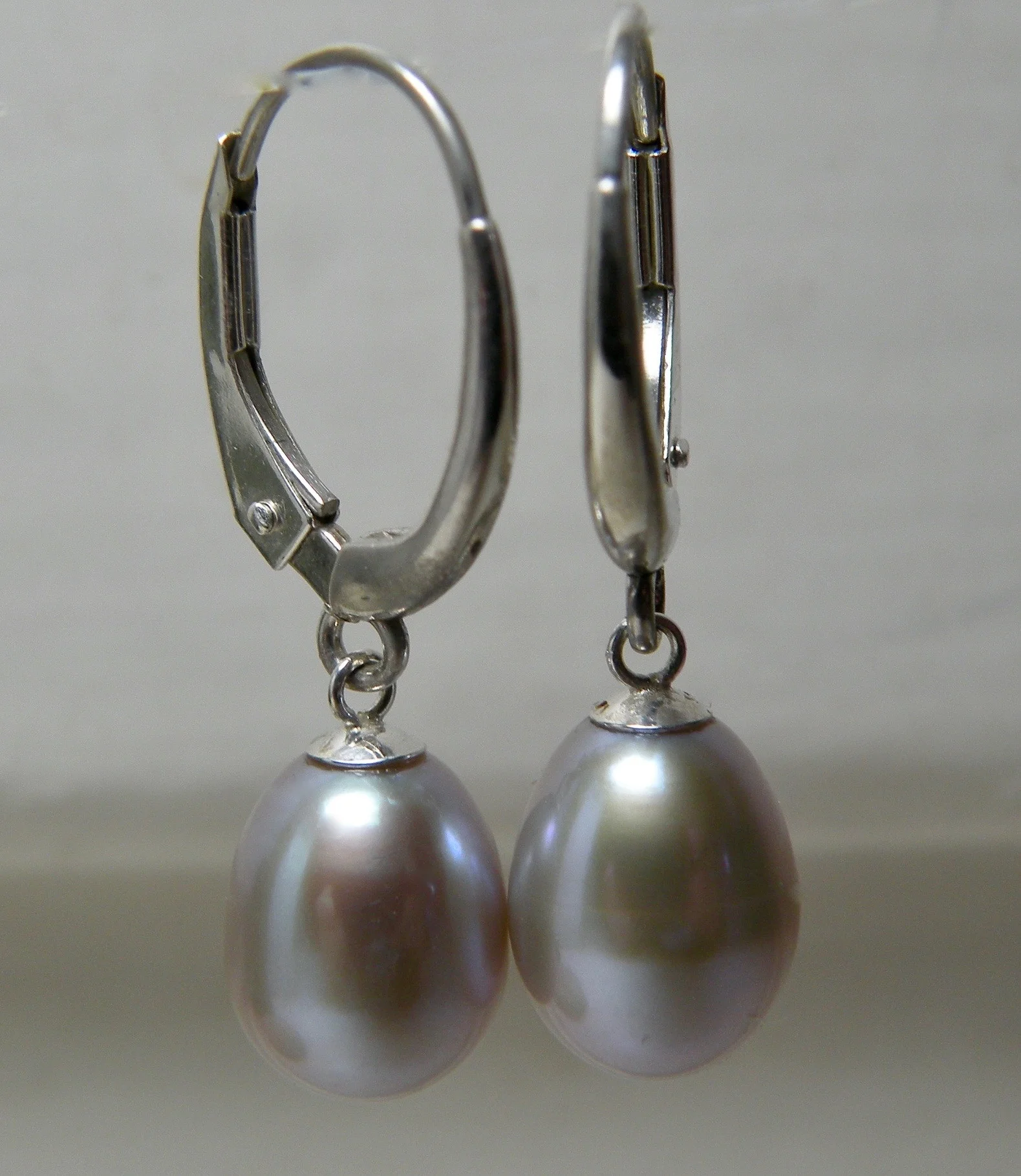 Freshwater Pearl Drops Sterling