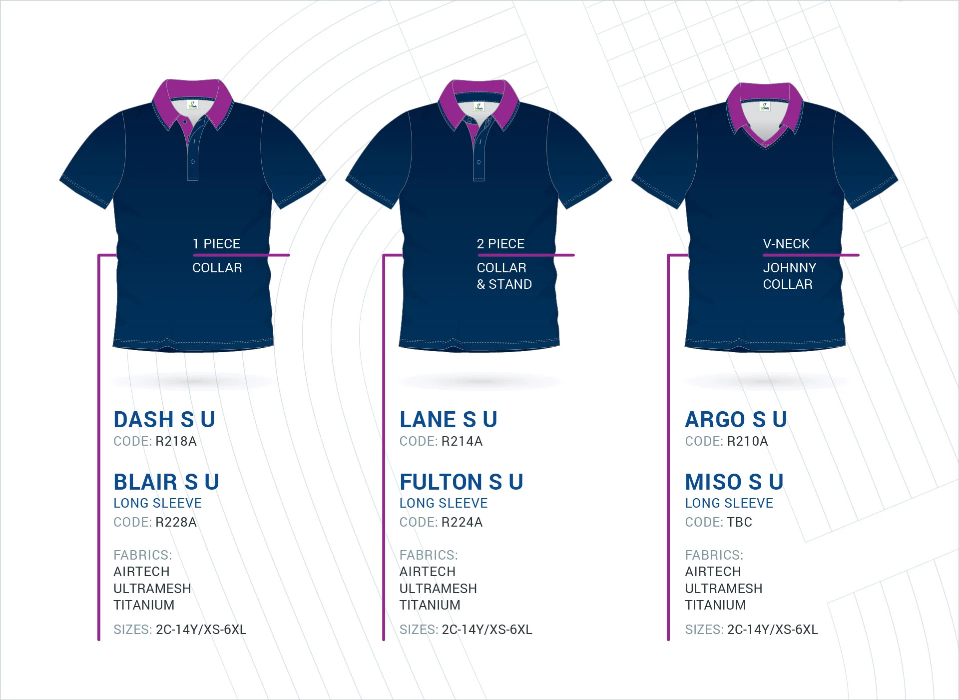 Unisex Set-In Sleeve Polo's 