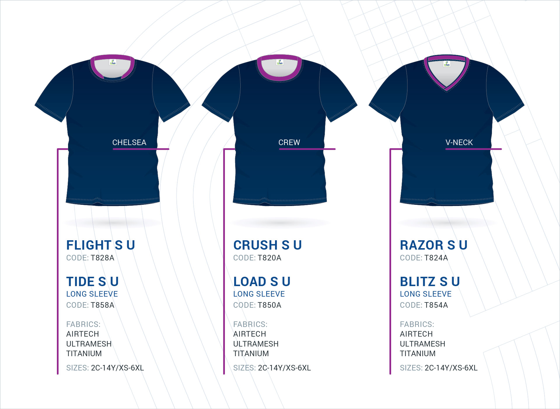 Unisex Set-In Sleeve Tops