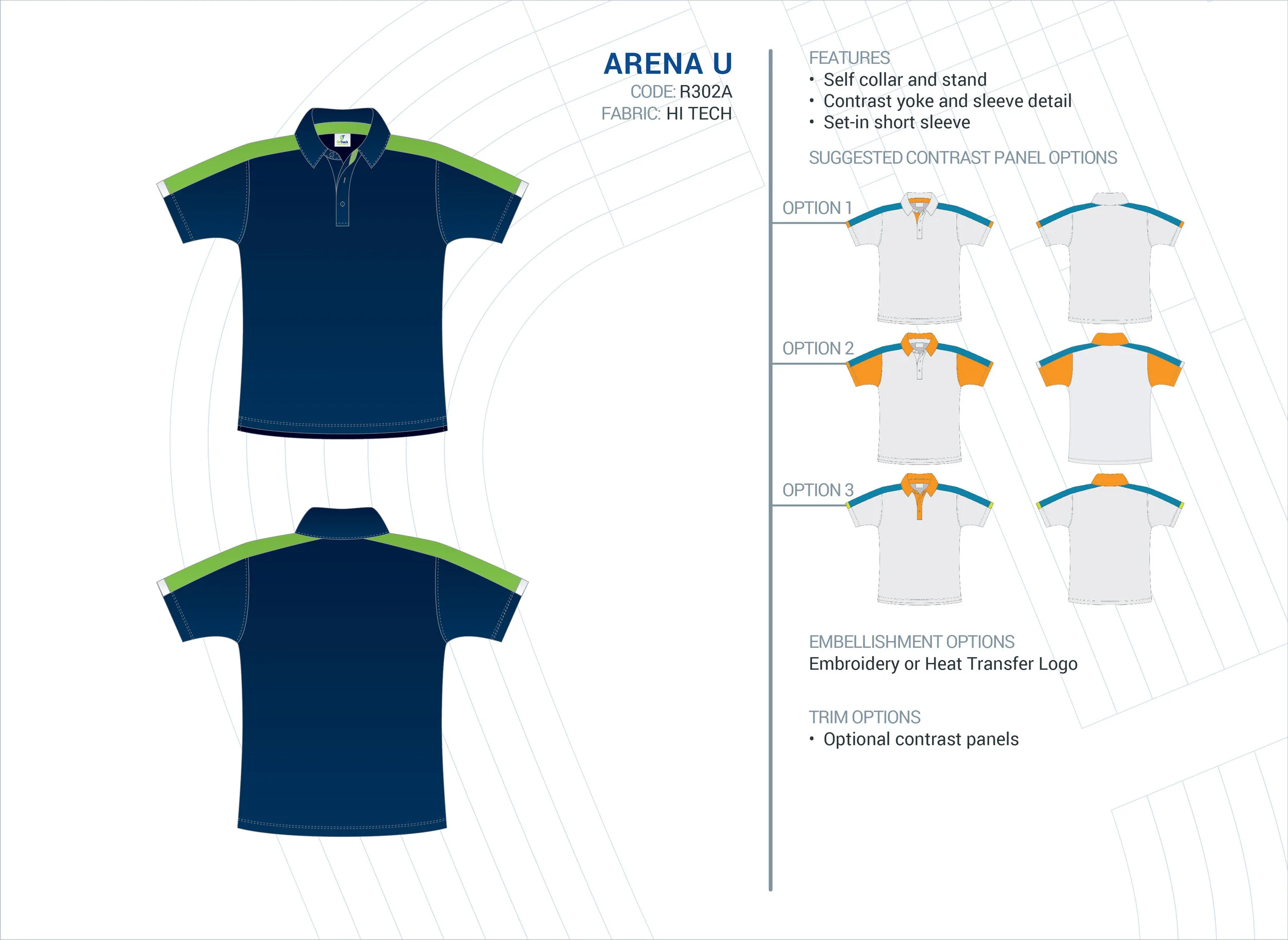 Unisex Arena Hi-Tech Polo