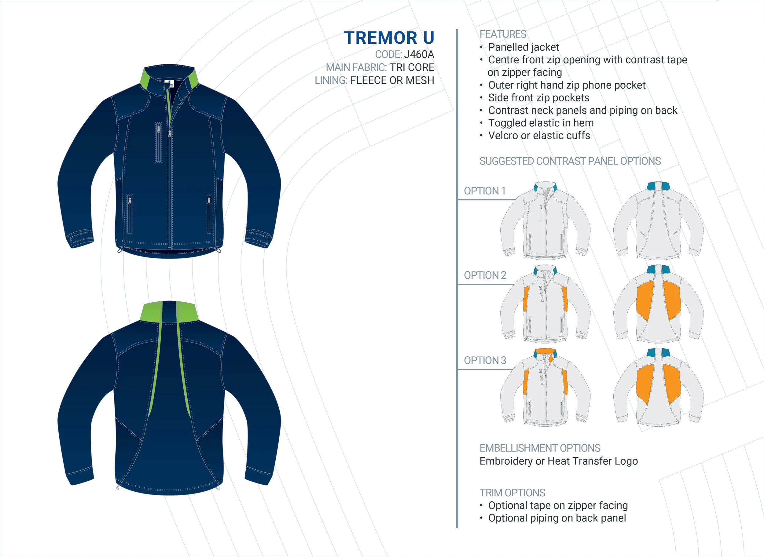 Unisex Tremor Tri-Core Jacket