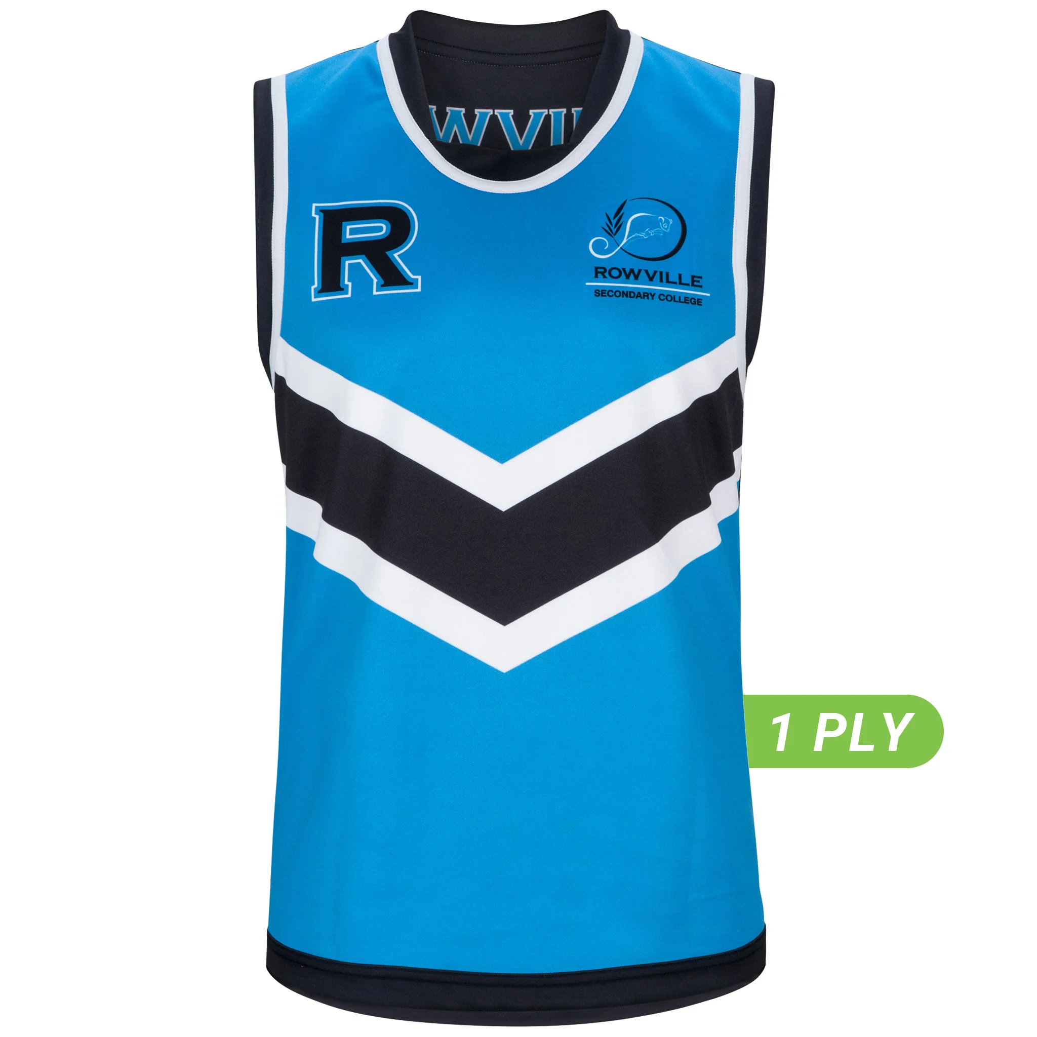 1 PLY Reversible AFL Top