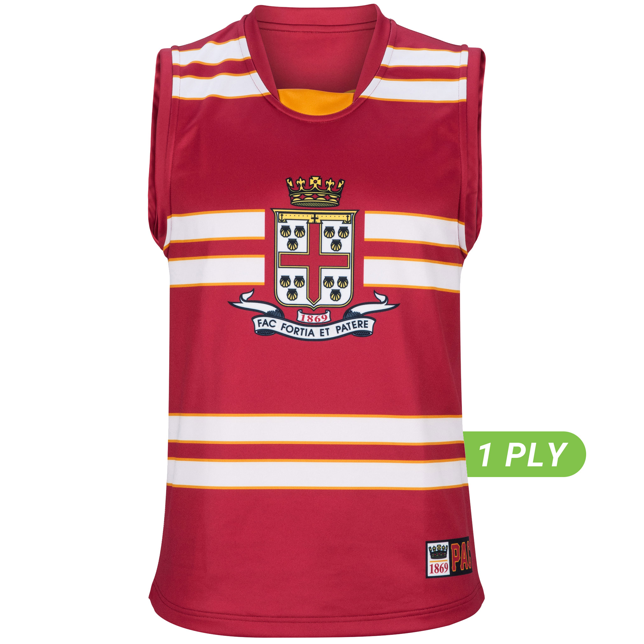 1 PLY Reversible AFL Top