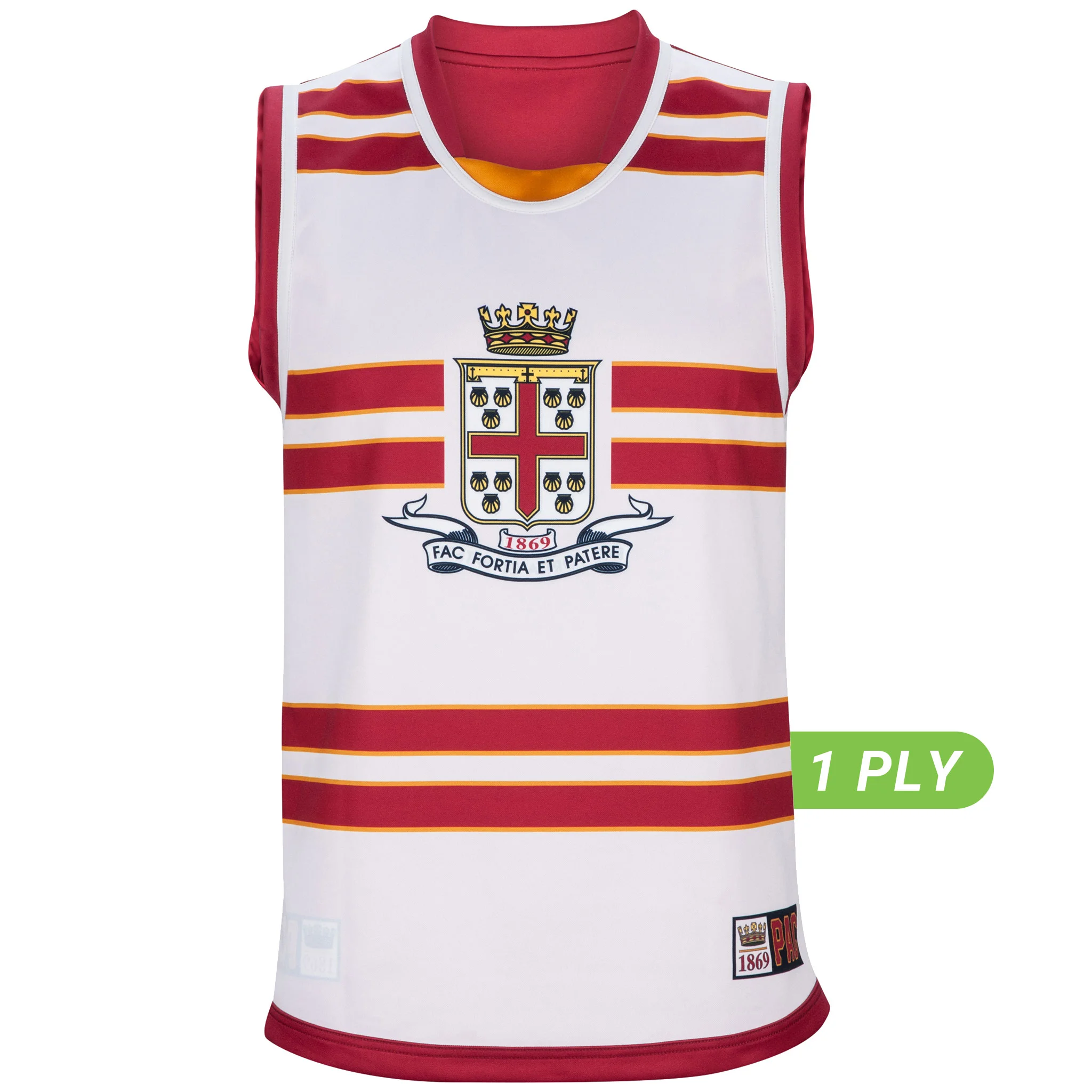 1 PLY Reversible AFL Top