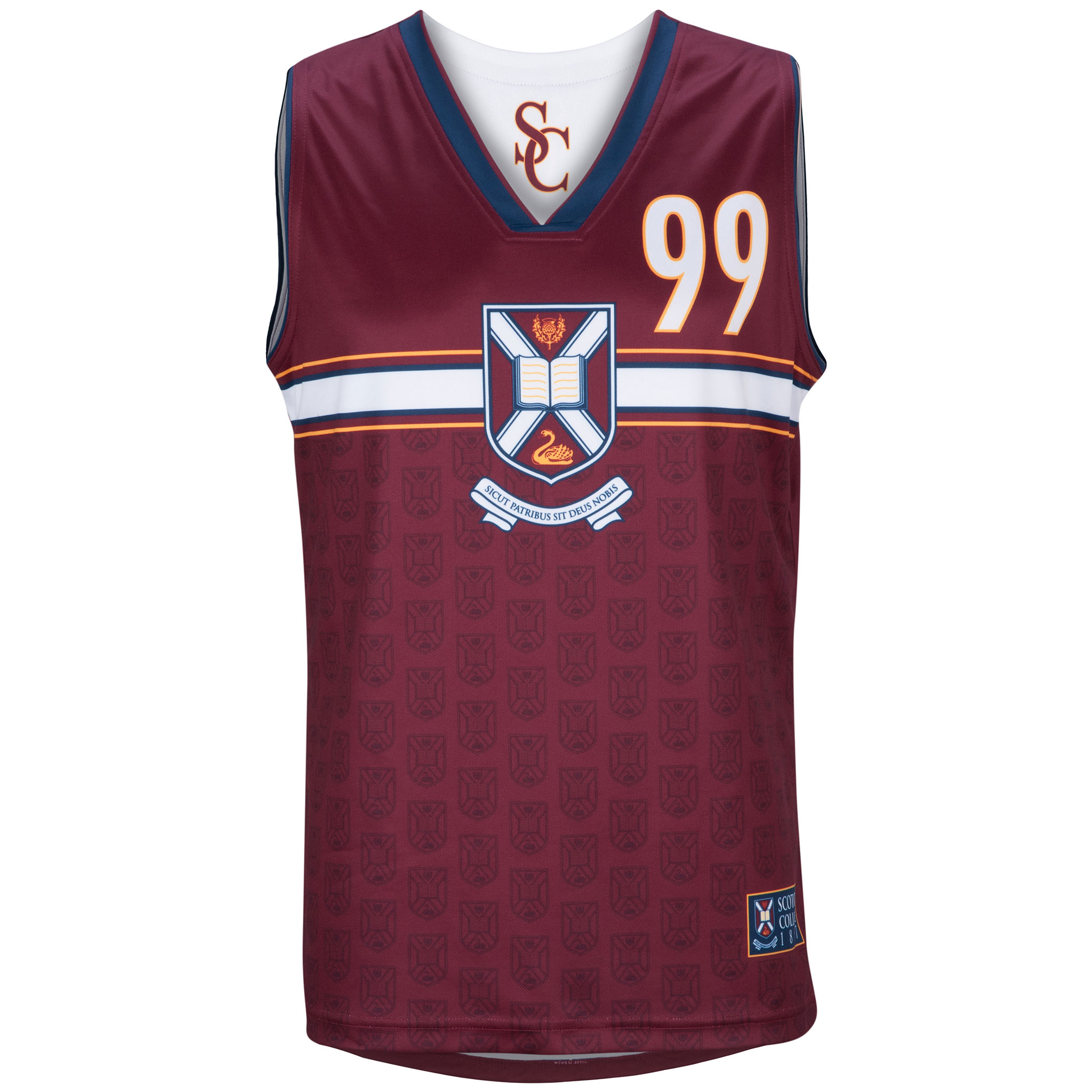 Basketball Singlet - 2 PLY Fabric
