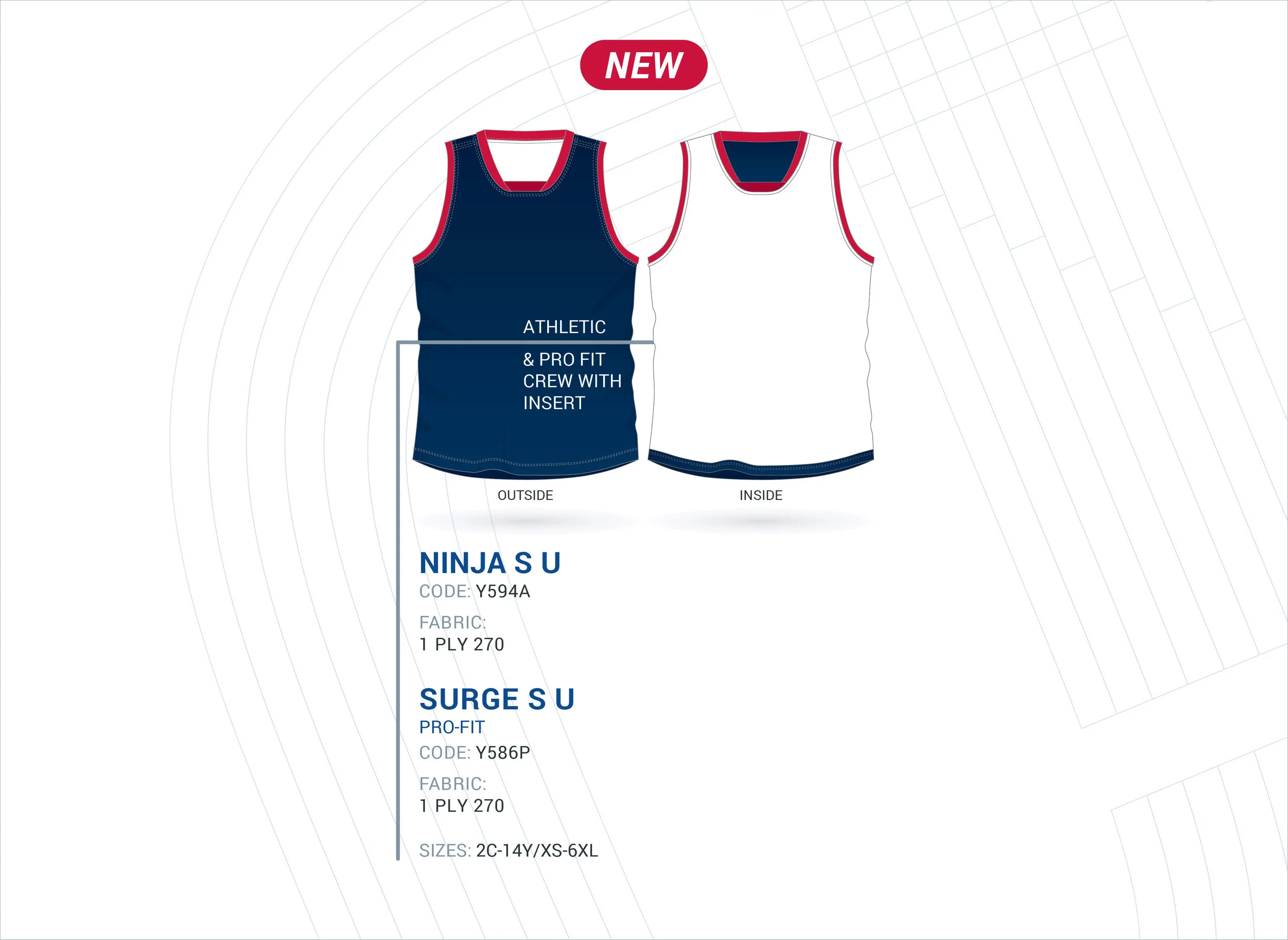 1 PLY Unisex AFL Tops