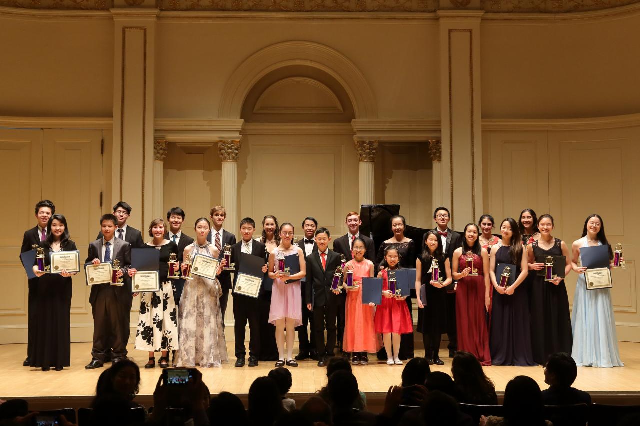 2018 National Young Musicians Showcase Competition Gold Winners