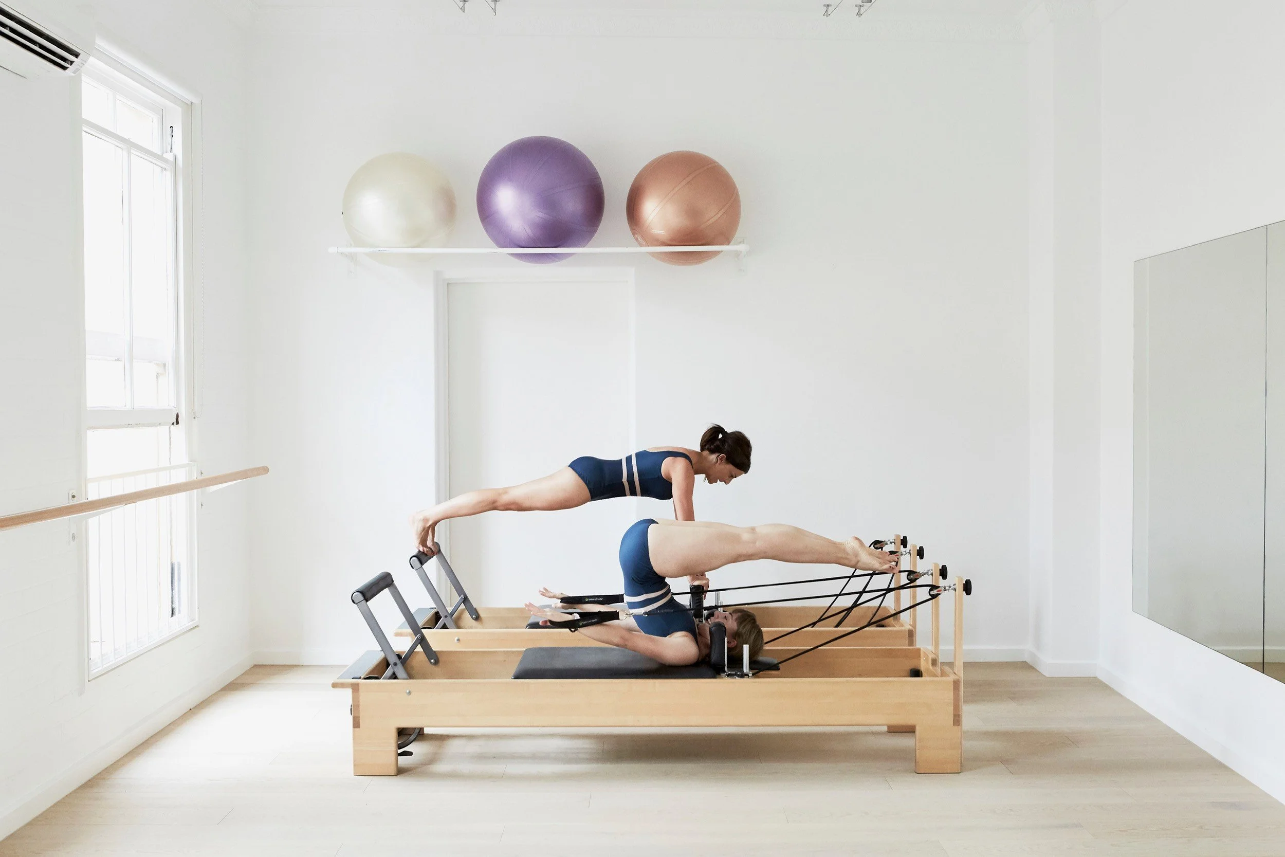 An internal image of Melbourne Pilates studio Master Pilates