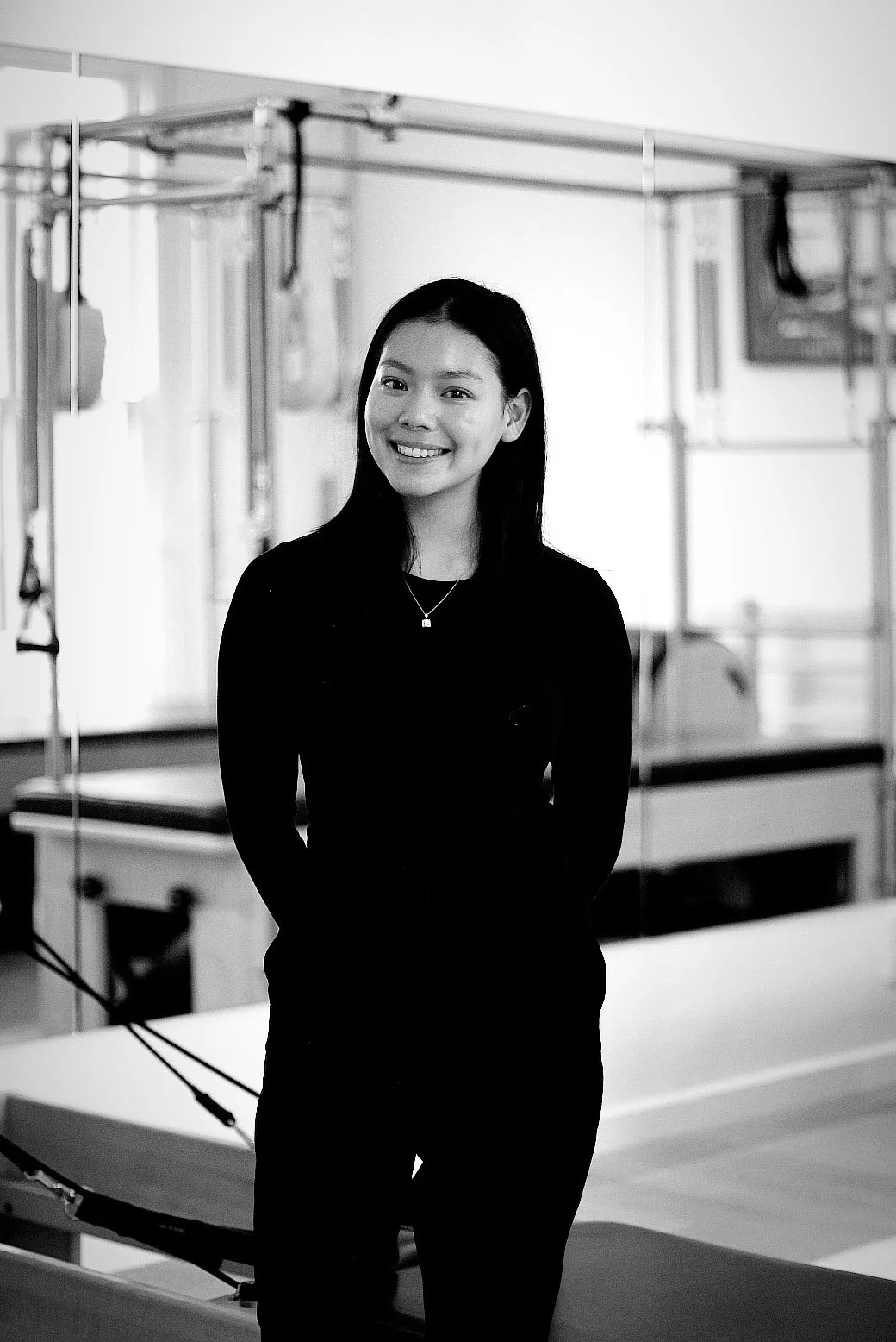 Alexandra Manalang is the pilates studio  administrator at Master Pilates