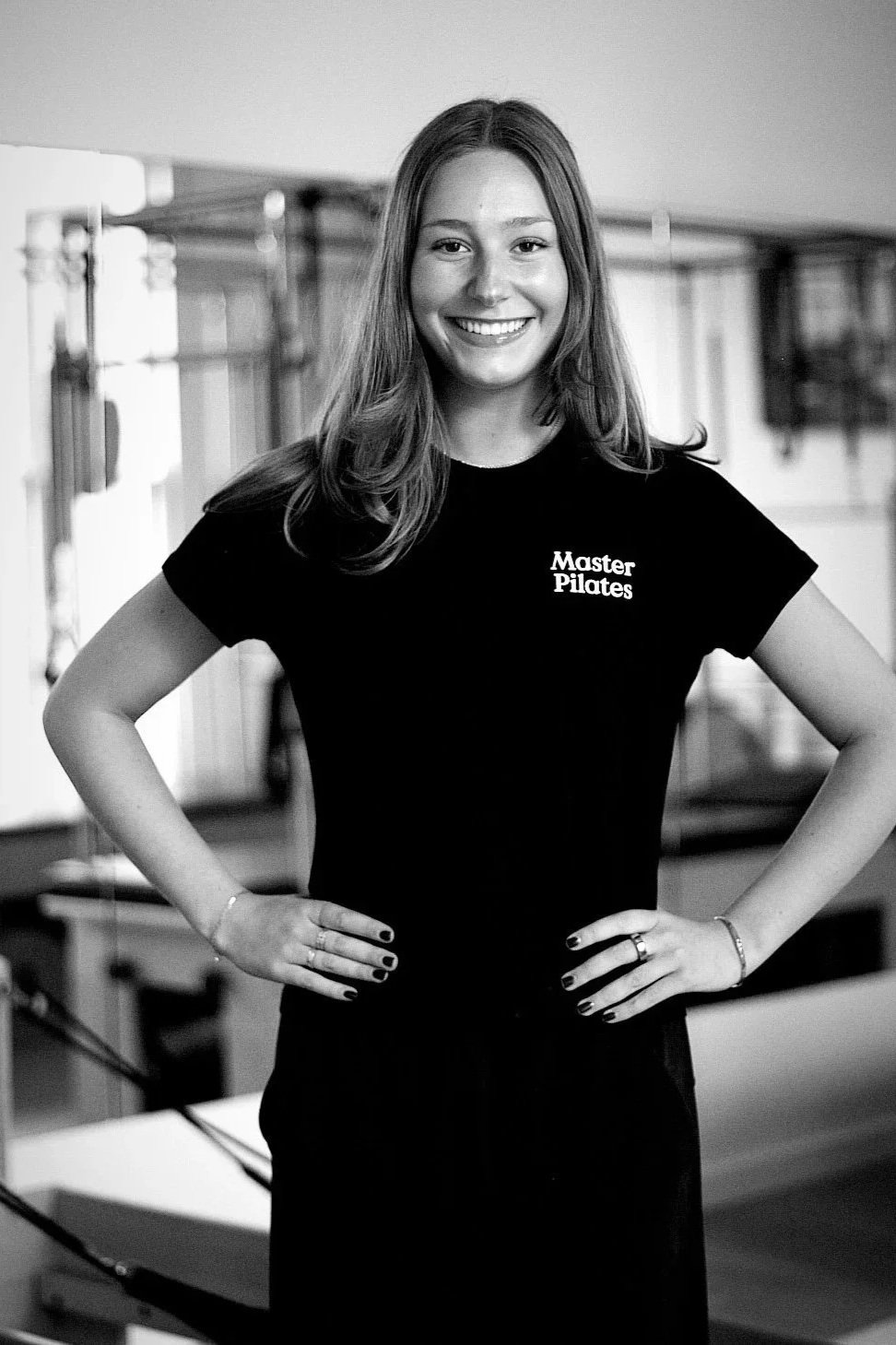 Poppy Glenning is one of the pilates instructors at Master Pilates in South Yarra