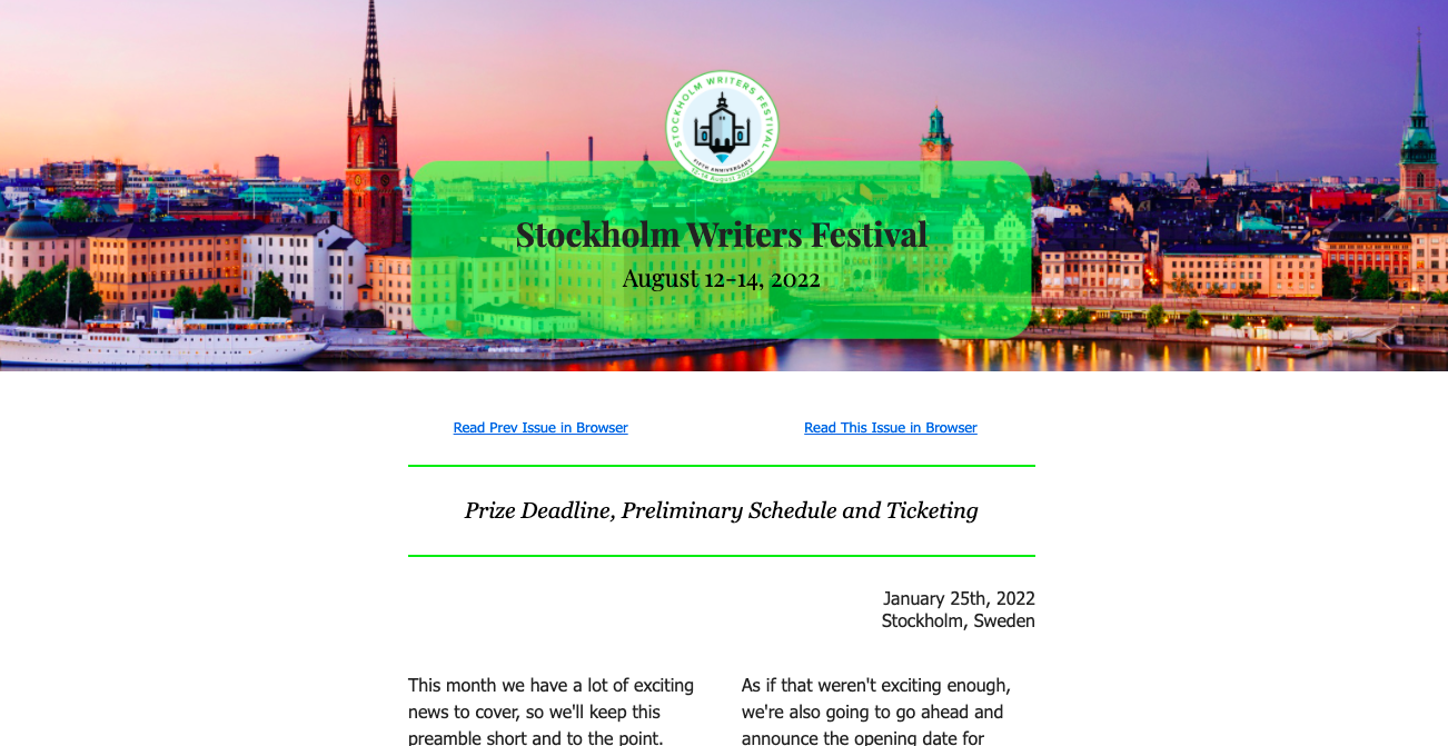 Newsletter - January 25th, 2022