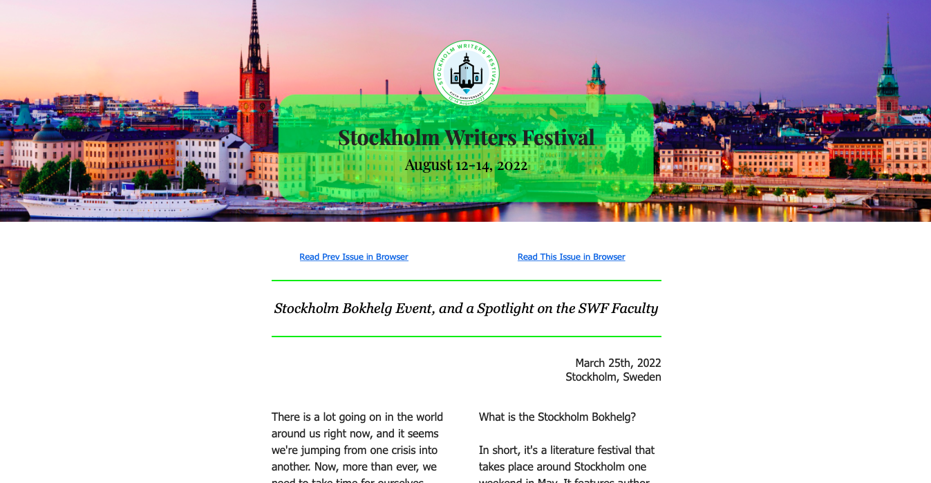 Newsletter - March 25th, 2022