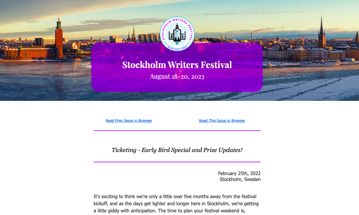 Newsletter - February 25th, 2023