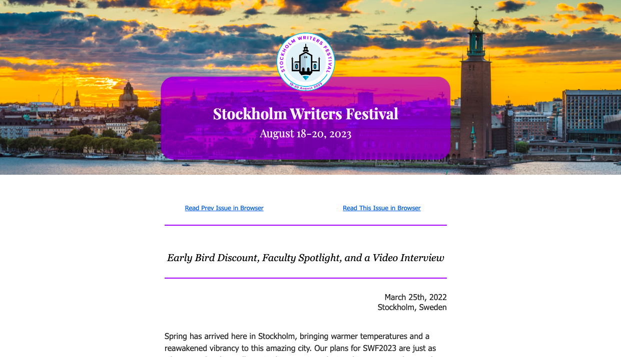 Newsletter - March 25th, 2023