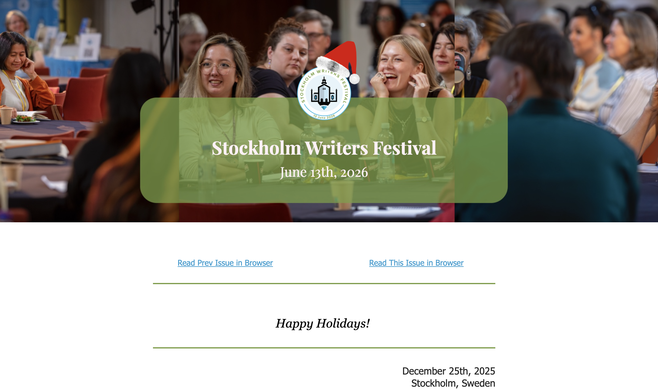 Newsletter - December 25th, 2025