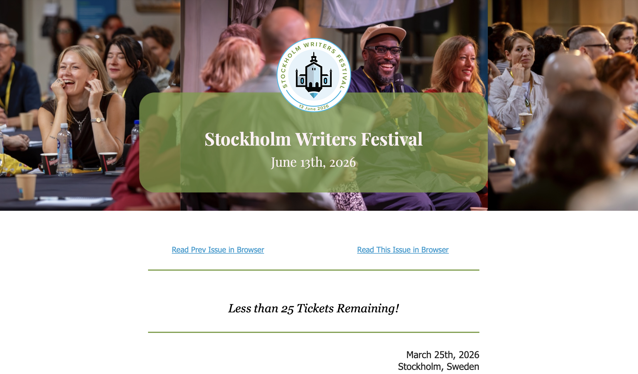 Newsletter - March 26, 2026