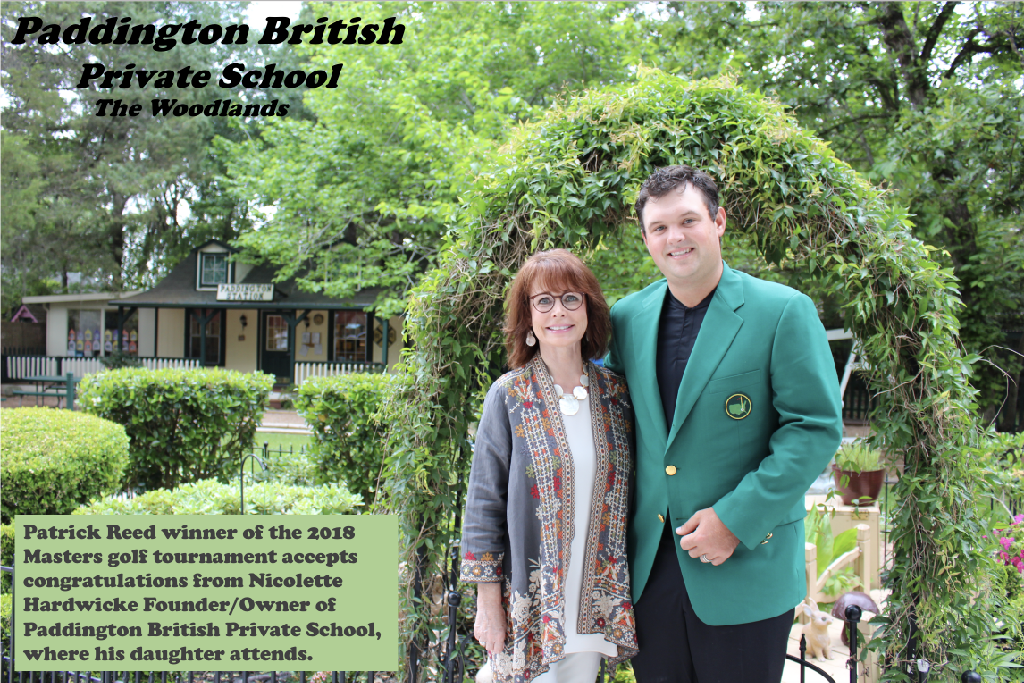 PATRICK REED 2018 WINNER OF THE MASTERS GOLF TOURNAMENT WITH NICOLETTE HARDWICKE.