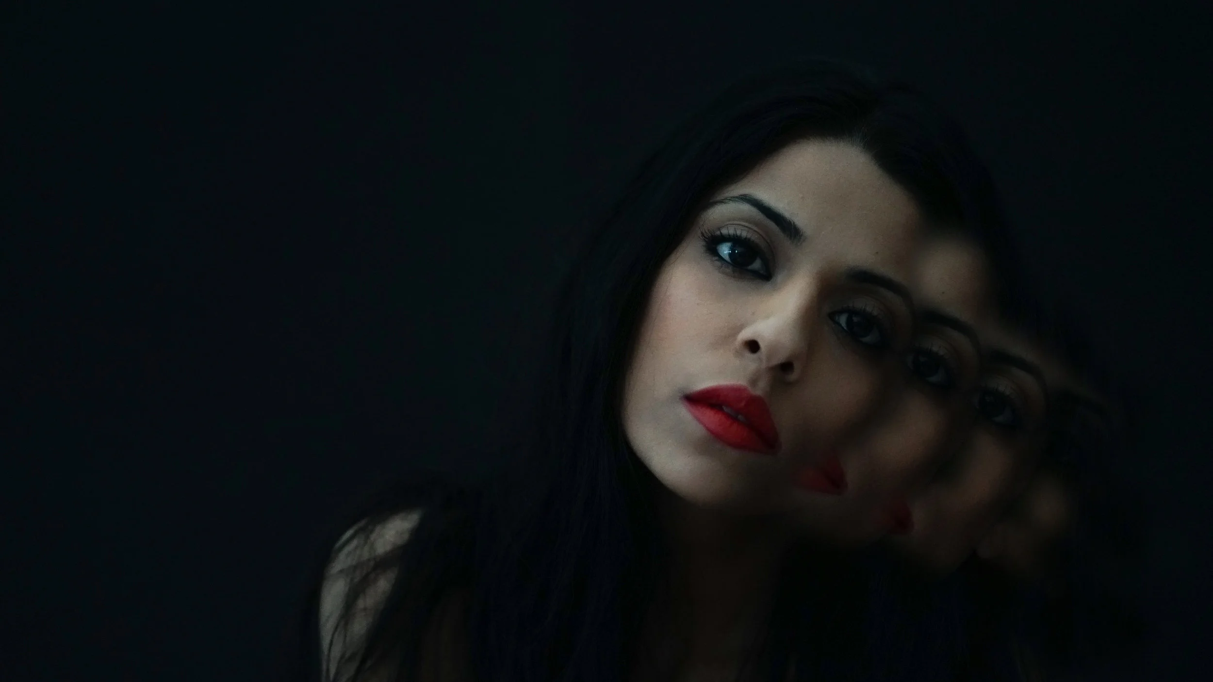 Emerging from darkness - Self Portrait
