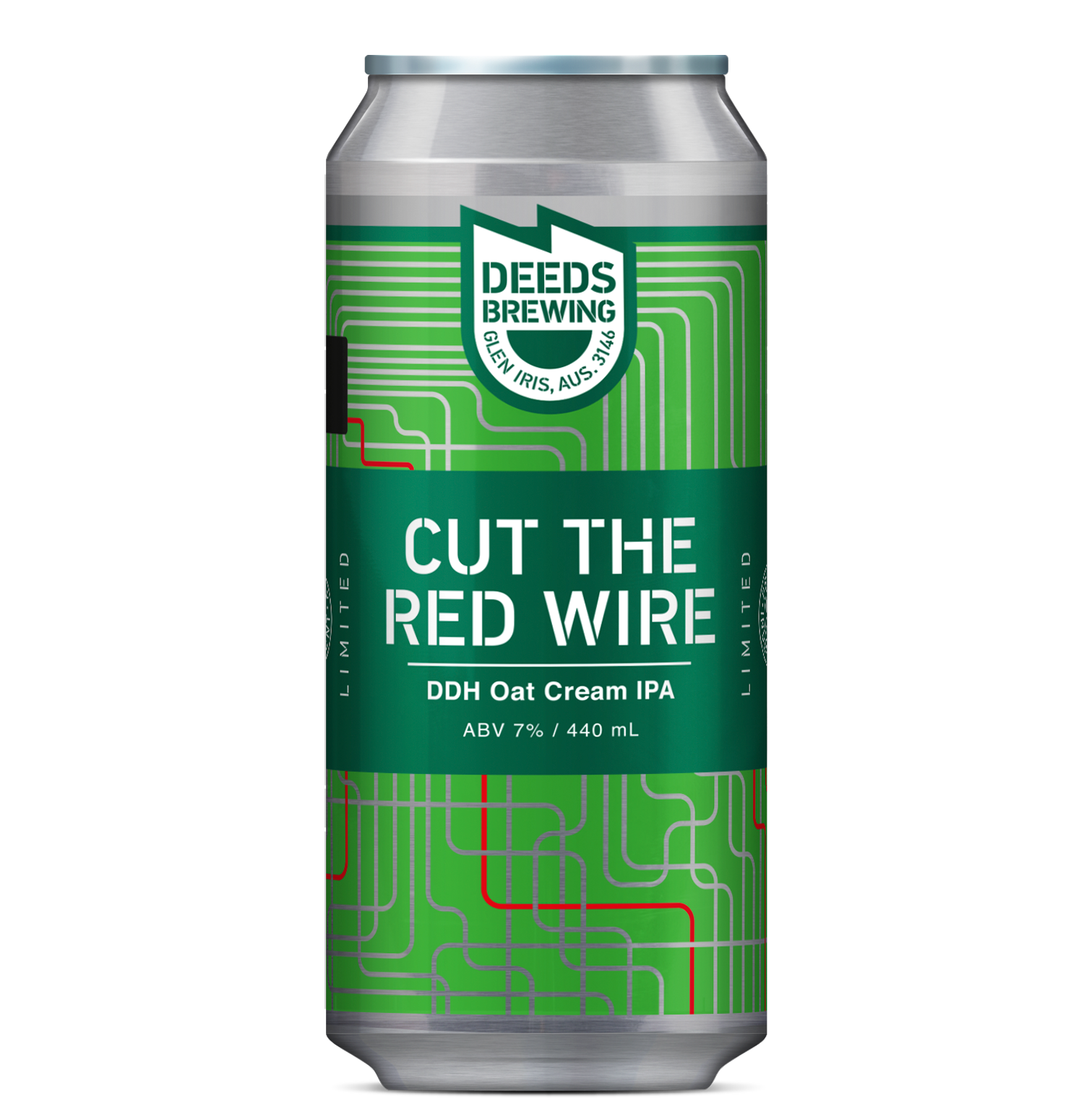 Cut The Red Wire DDH Oat Cream IPA Australian Craft Beer Deeds