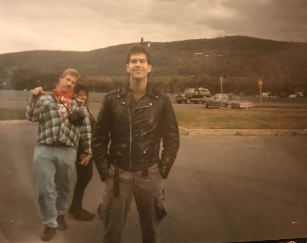 dan as a young rebel on a road trip