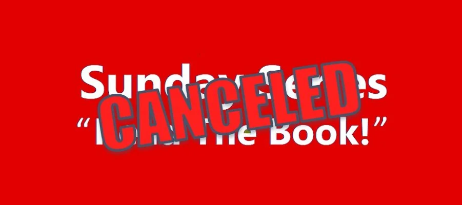 Canceled: Sunday Series - “Read The Book!”