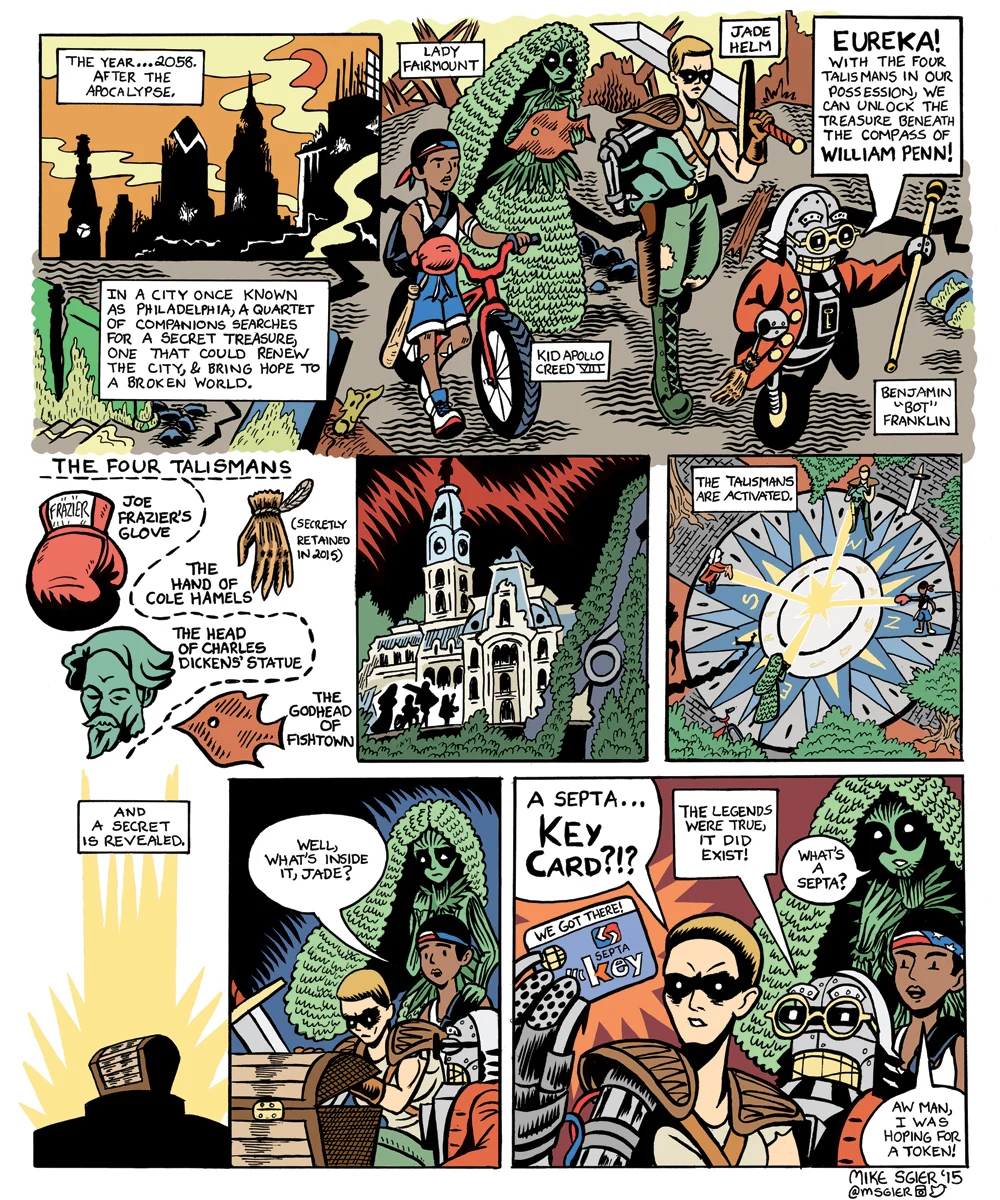 Philly Phantasy published in City Paper, Philadelphia, PA - 2015
