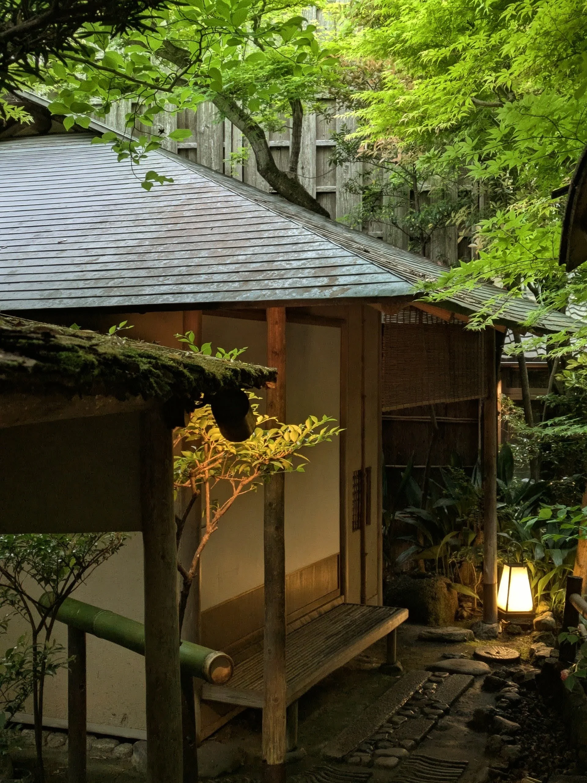 a composition of natural materials expressing the Japanese aesthetic values of simplicity, craft, and mindful attention to light and texture that are central to Polysmiths' architectural language for London home renovations, interior design