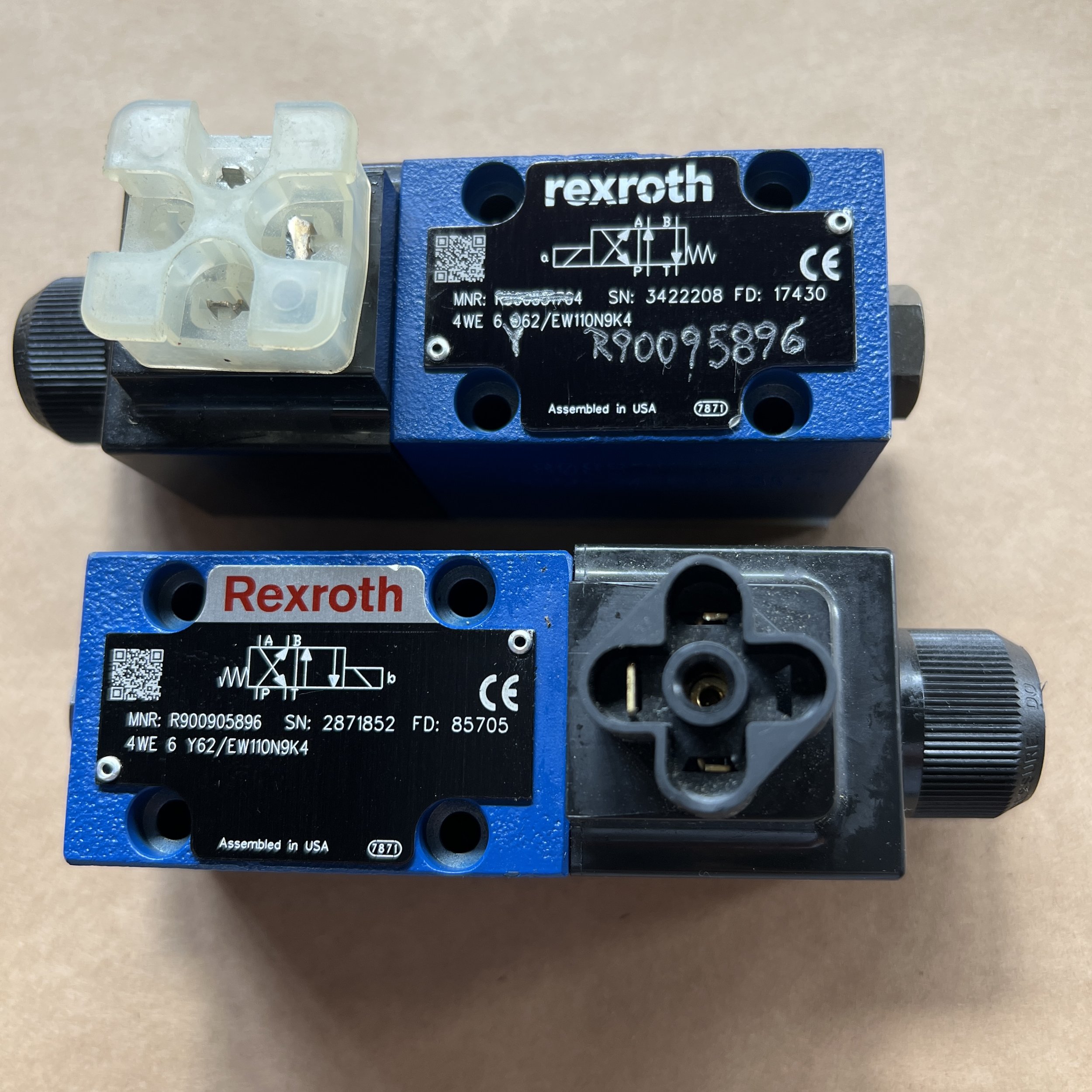 Bosch Rexroth Hydraulics R900905896, 4WE6Y6X/EW110N9K4
