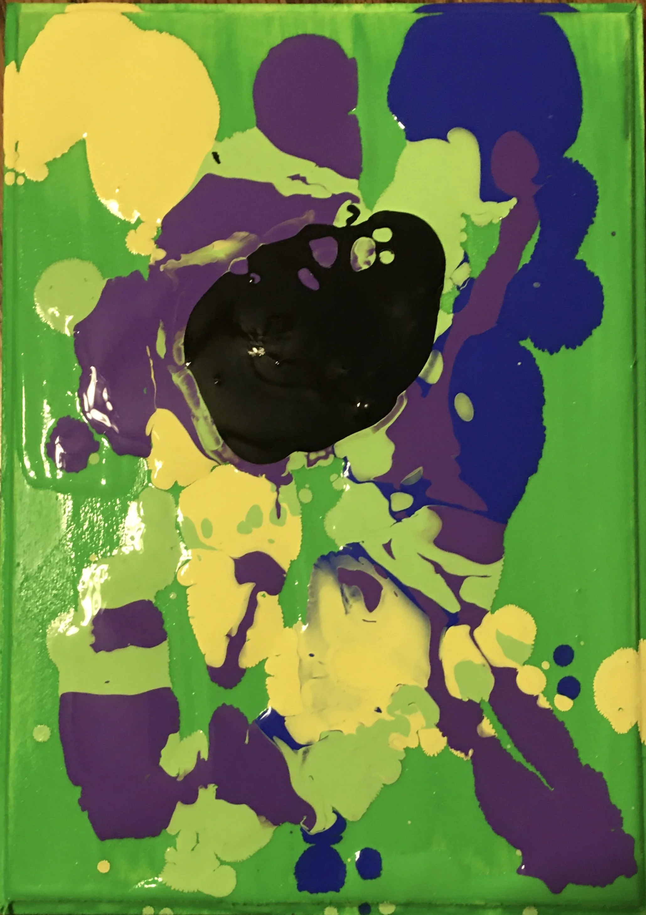 "Untitled", 4"x6", Acrylic on Canvas
