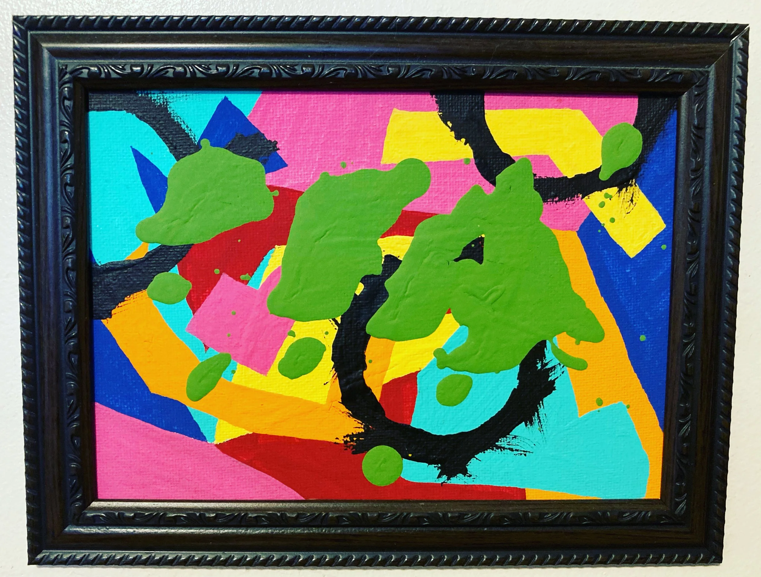"Untitled", 4x6, Acrylic on Canvas