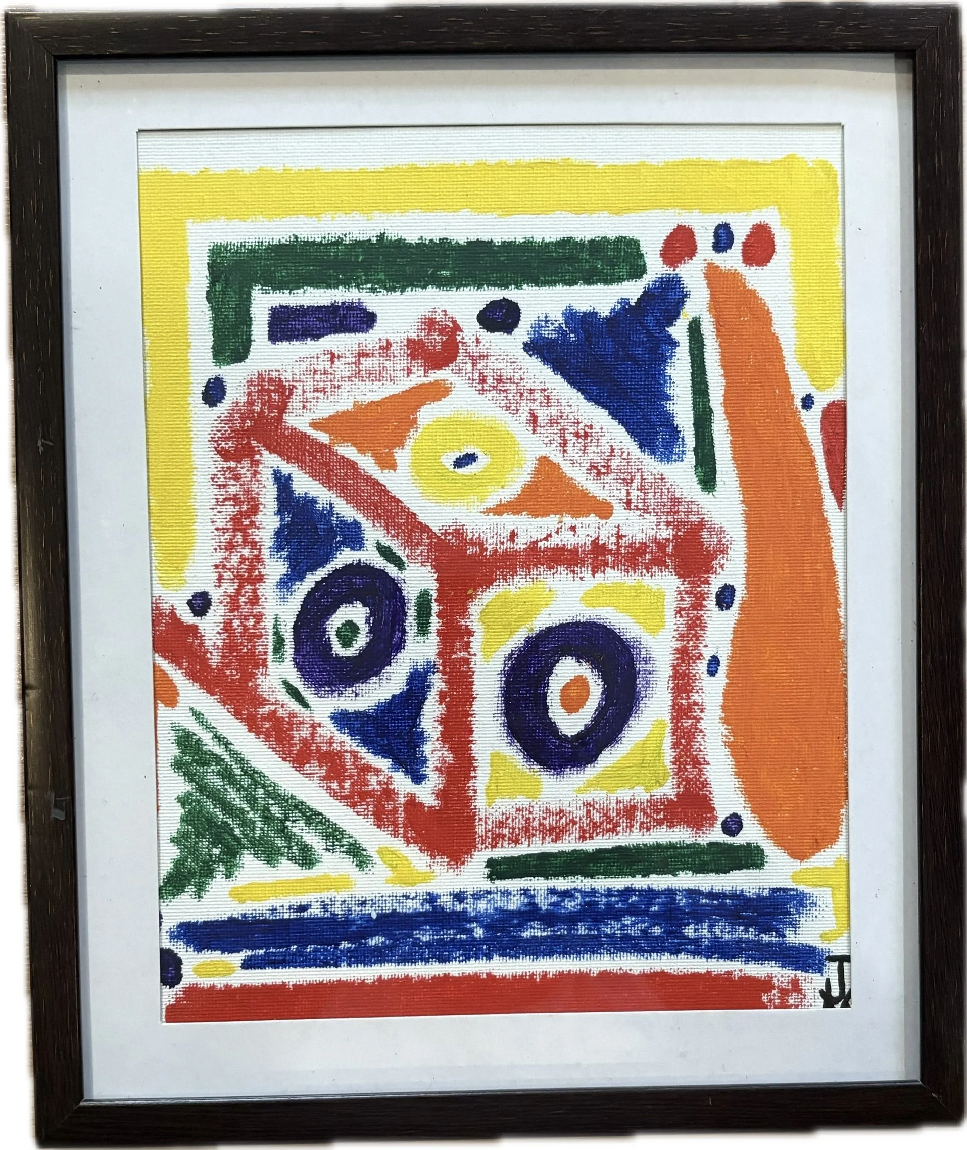 "Untitled", 8x10 Oil Stick on Canvas Board