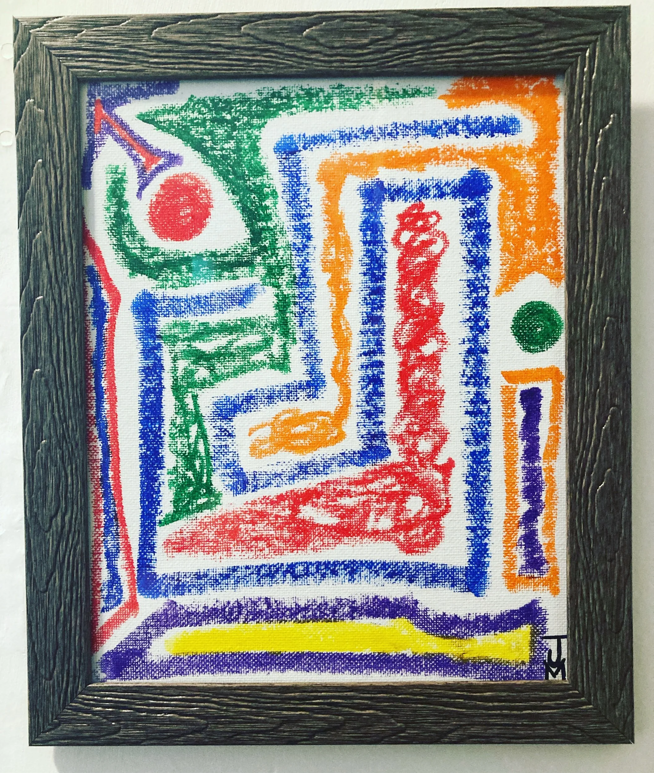 "Untitled", 8x10, Acrylic on Canvas