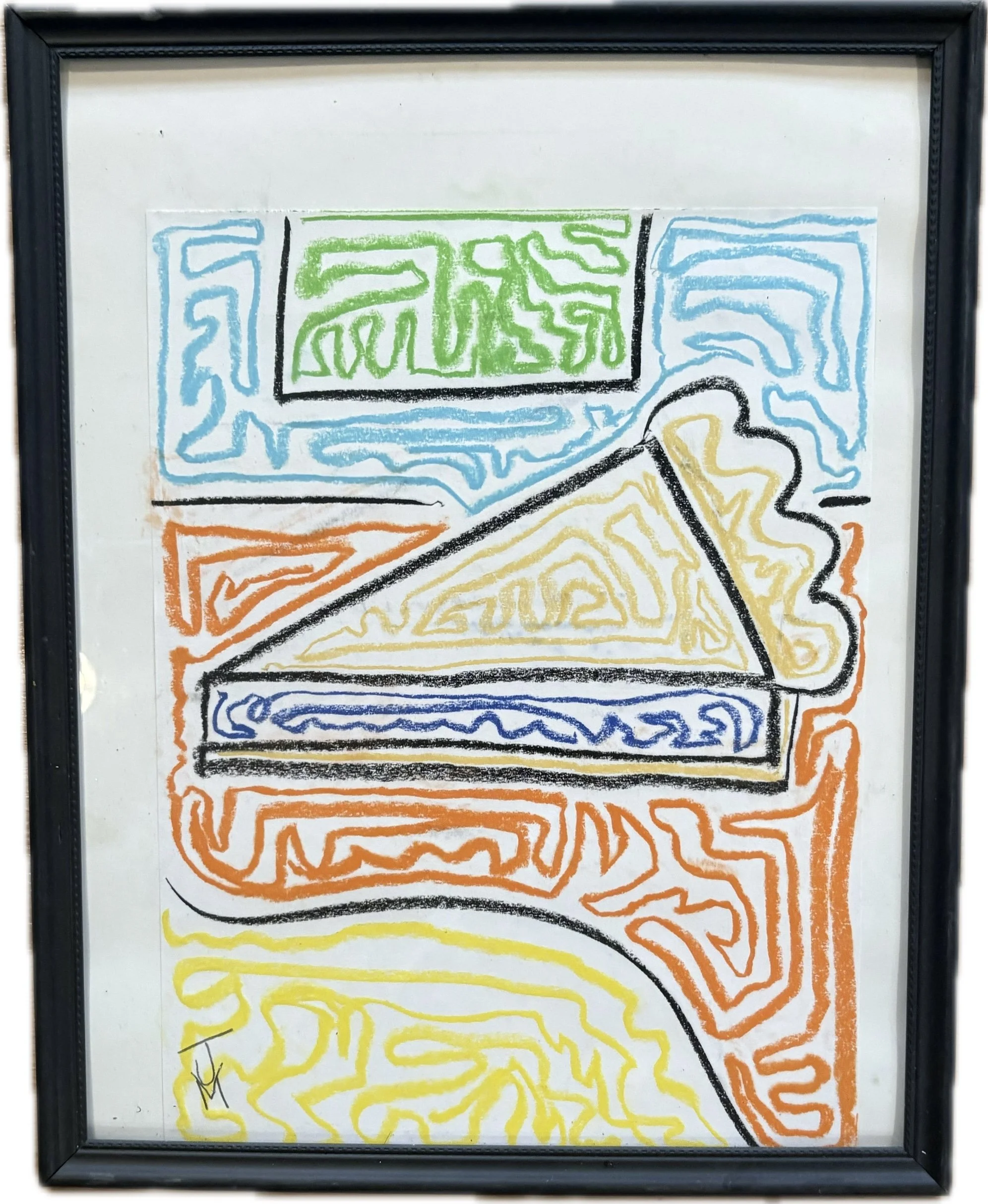 "Blueberry Pie", 8x10, Pastel on Paper