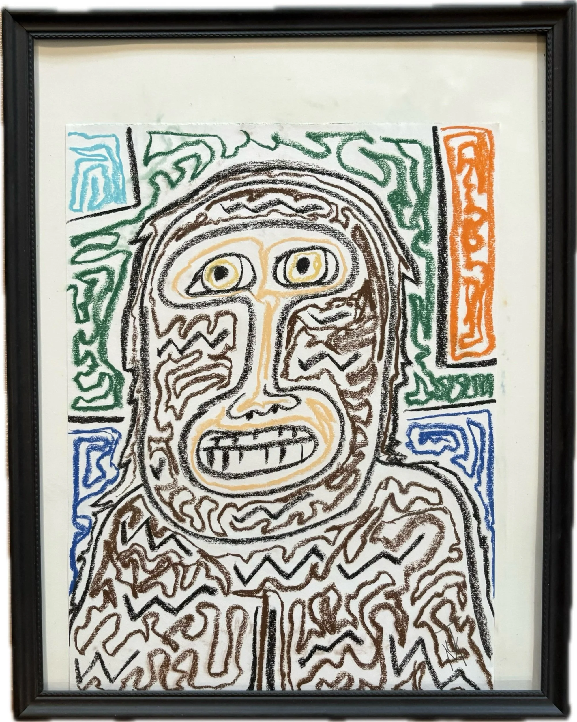"Sasquatch", 8x10, Pastel on Paper