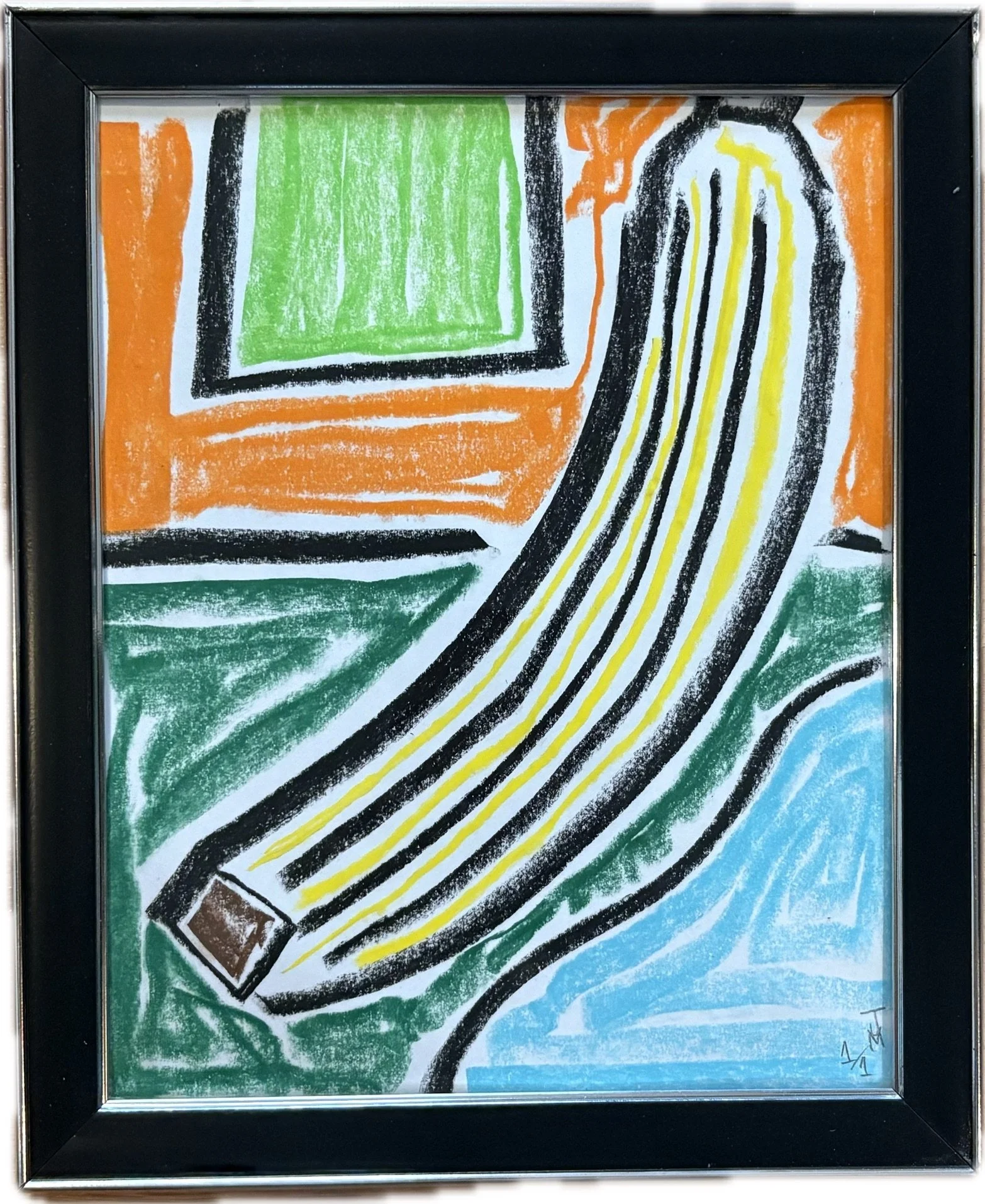 "Banana", 8x10, Pastel on Paper