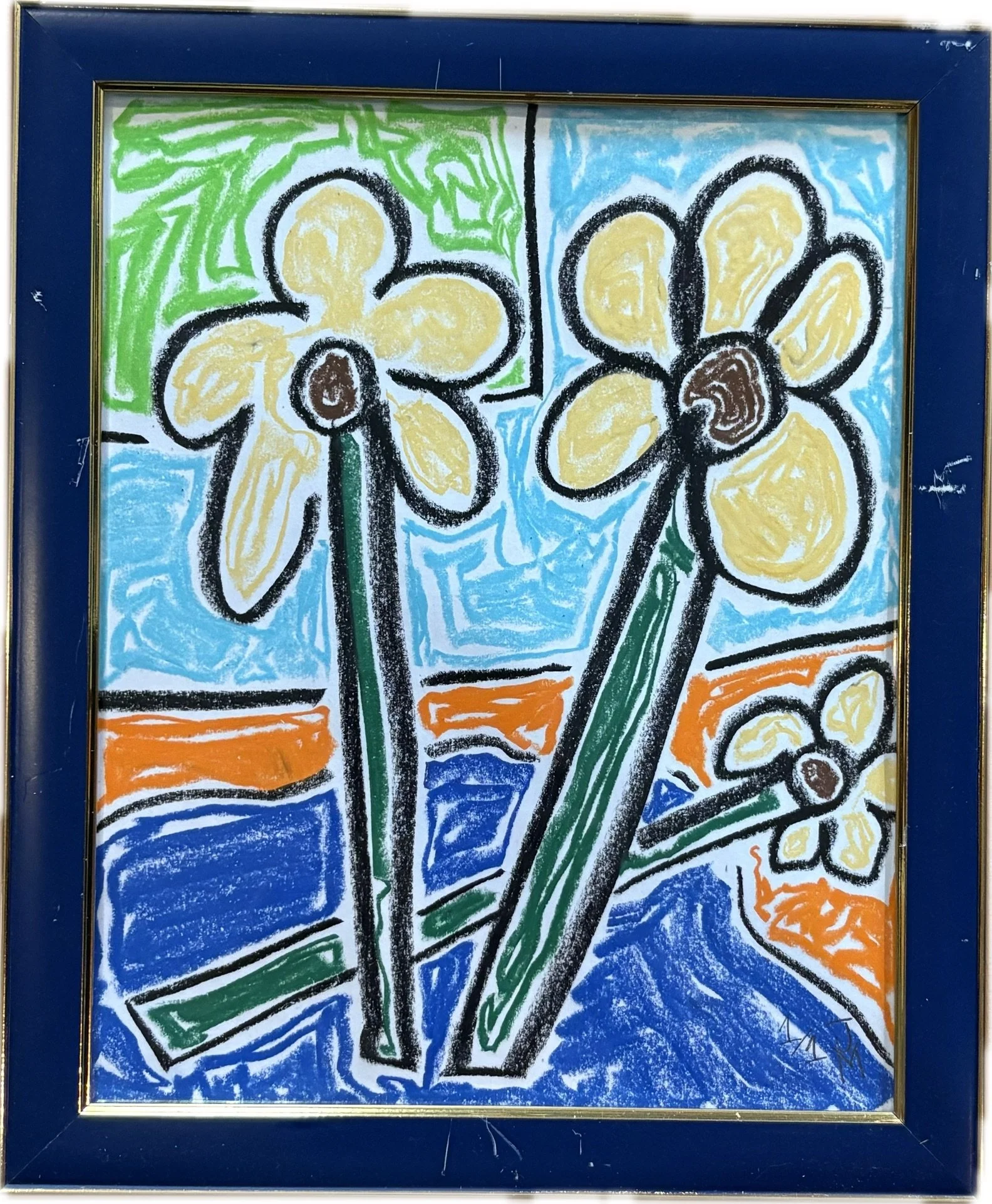 "Flower", 8x10, Pastel on Paper