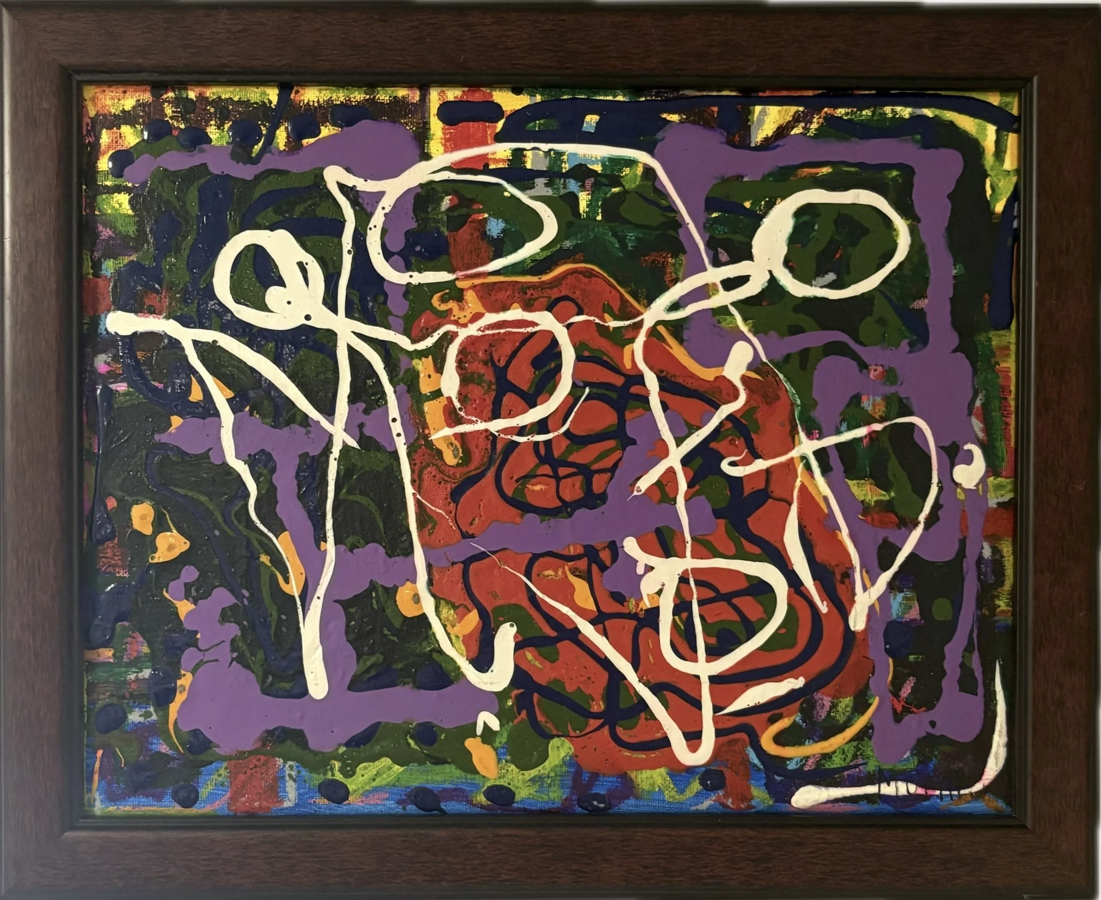 "Lohengrin", 11x14, Acrylic and Oil Stick on Canvas