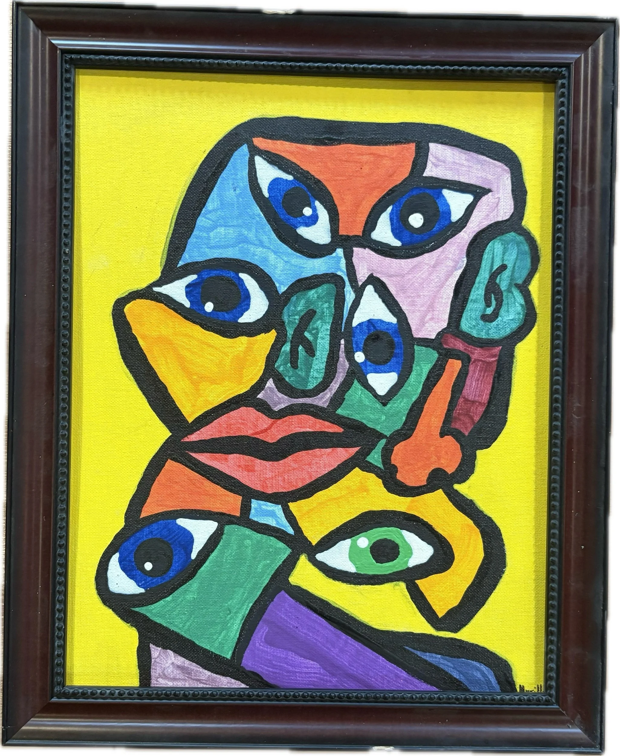 "Untitled" 8x10, Acrylic on Canvas