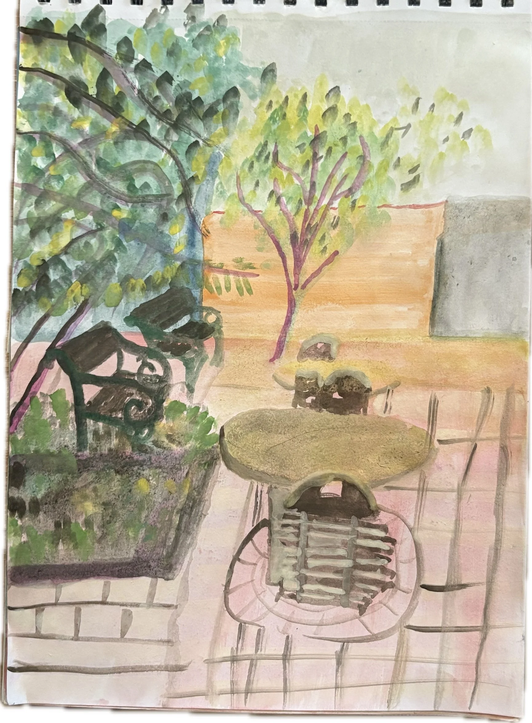 "Hostel Ruthensteiner", 8x10, Watercolor on Paper