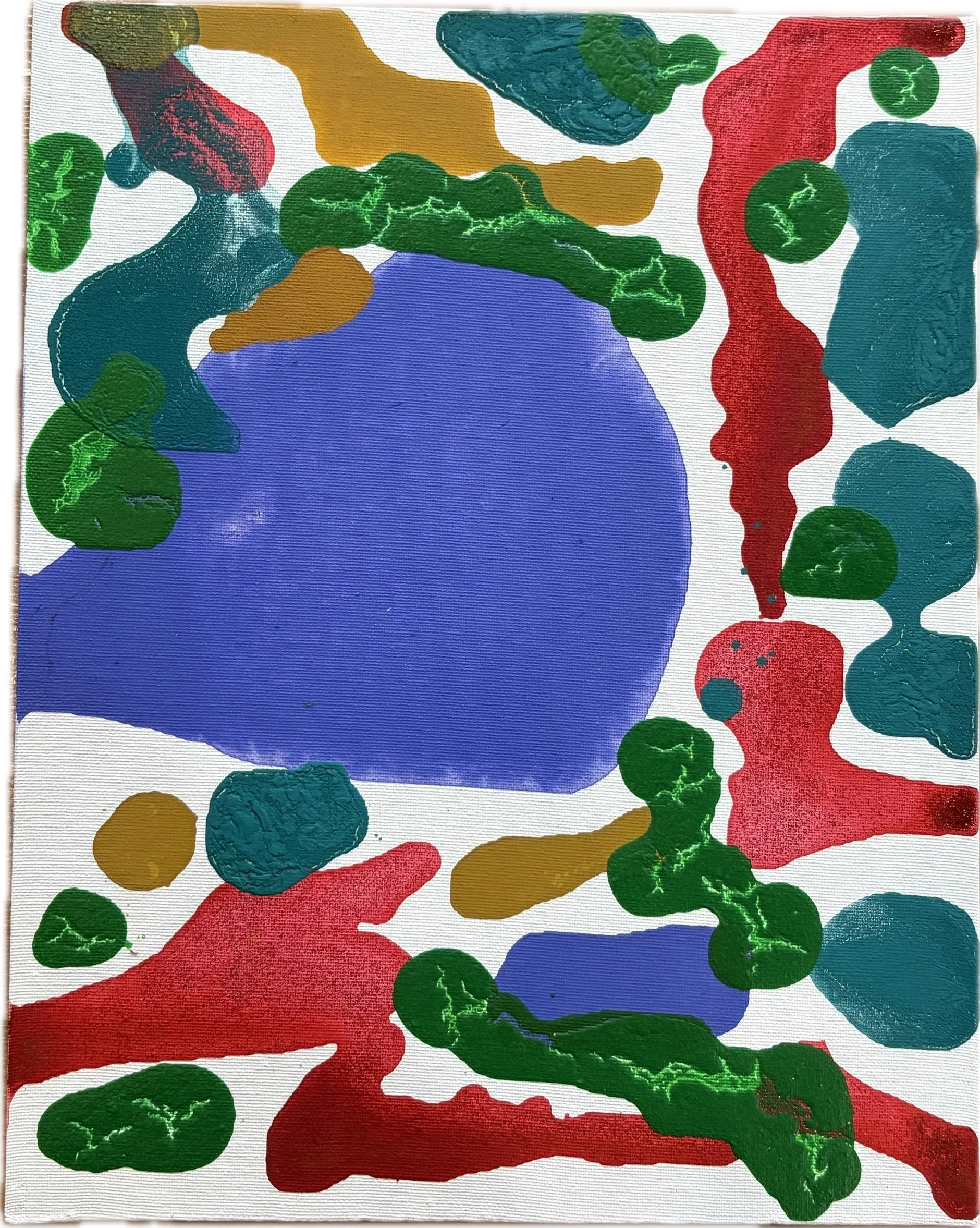 "Untitled" 11x14, Acrylic on Canvas Board