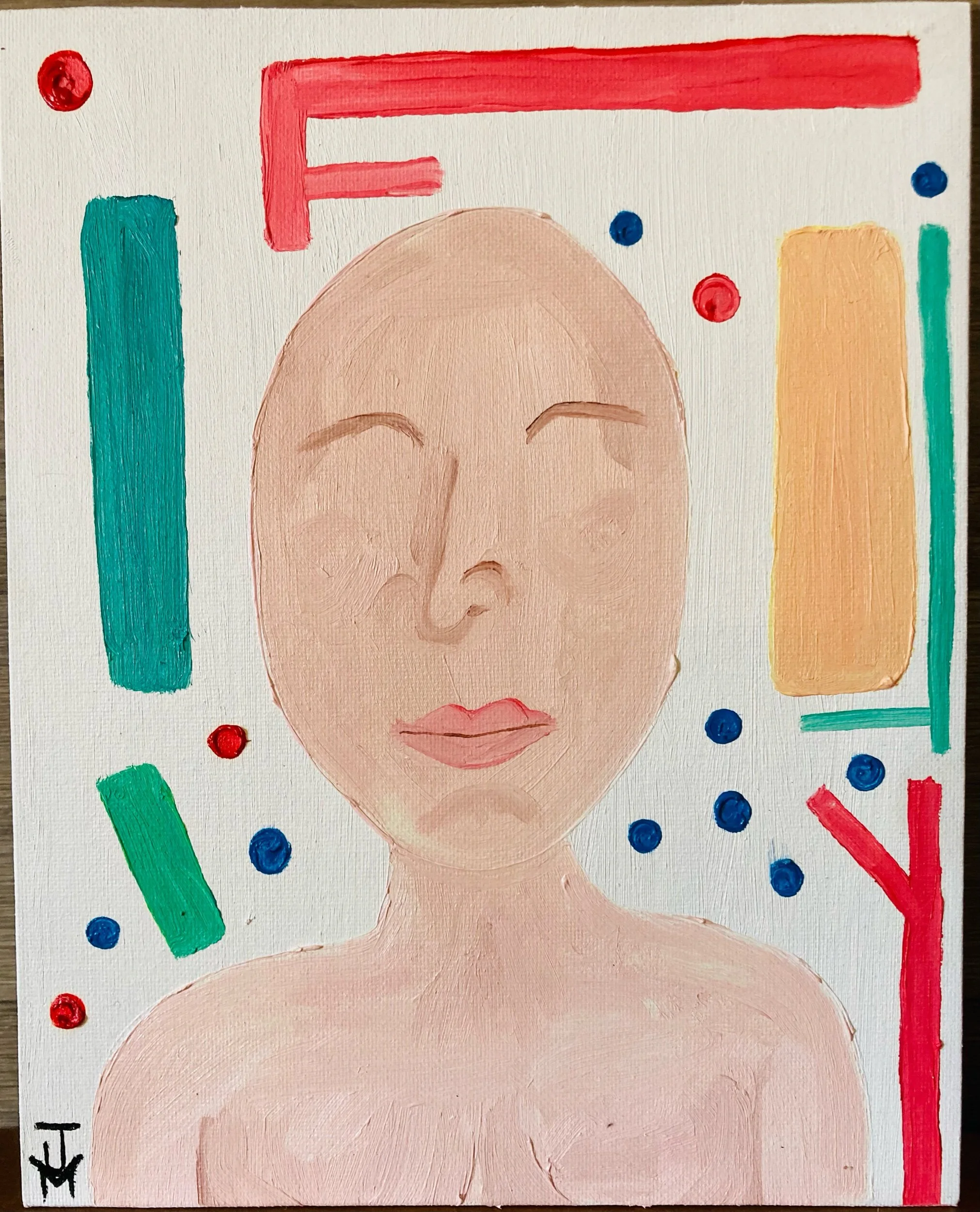 "Dreaming", 8x10, Oil on Canvas