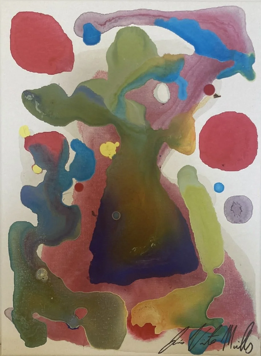 "Cosmic Garden #2, 'Swamp Witch'", 11x14, Acrylic on Canvas